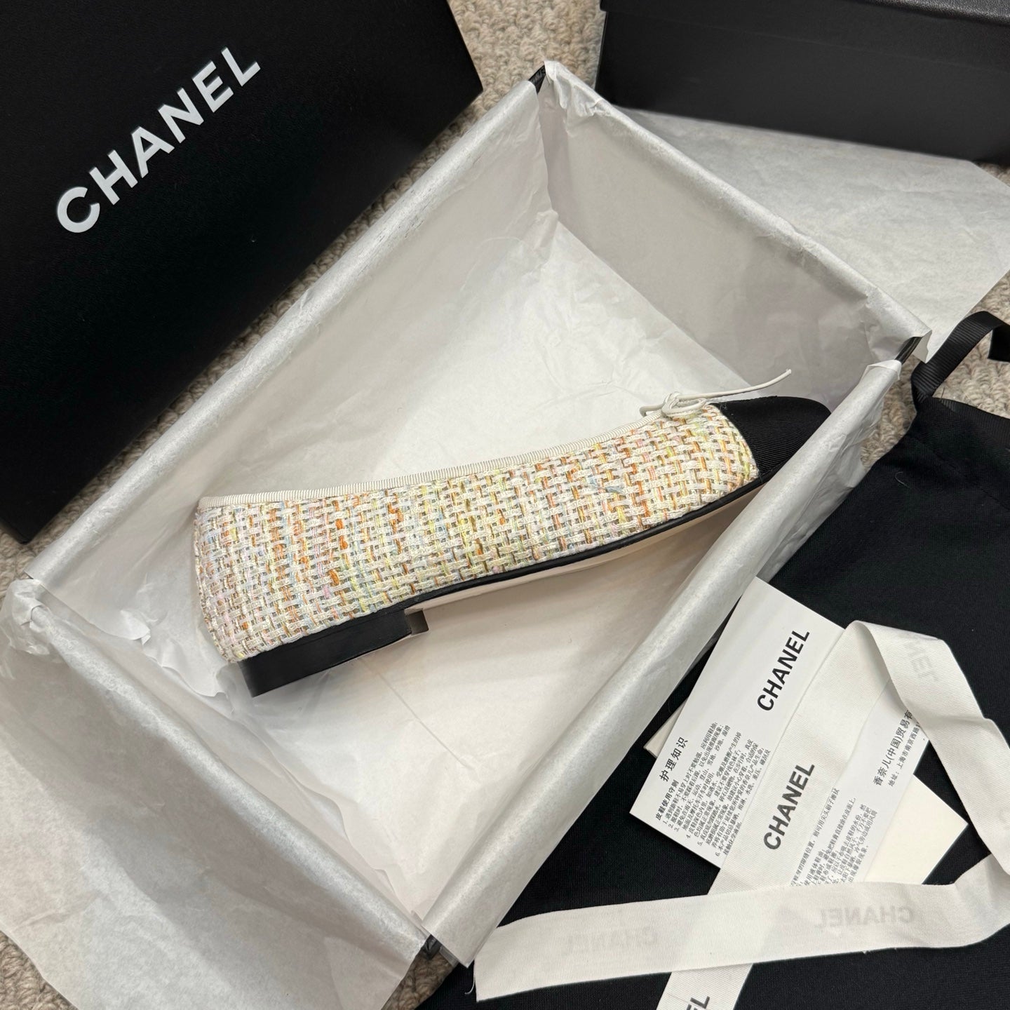 Chanel Classic Bow Ballet Flats – Spring/Summer Collection – 25SS