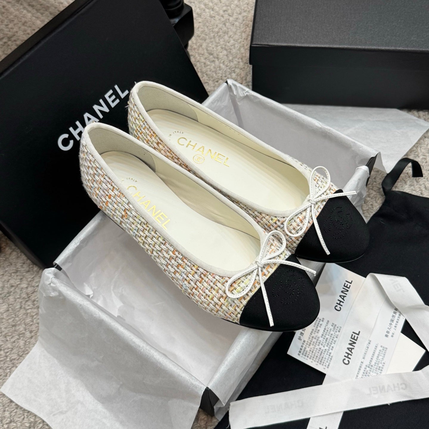 Chanel Classic Bow Ballet Flats – Spring/Summer Collection – 25SS
