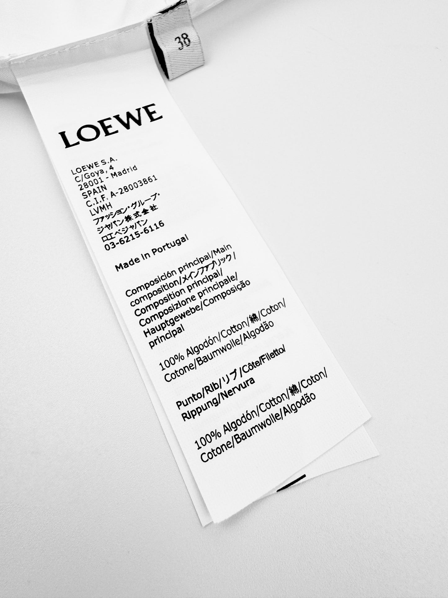 Loewe Anagram Pocket Cotton Shirt