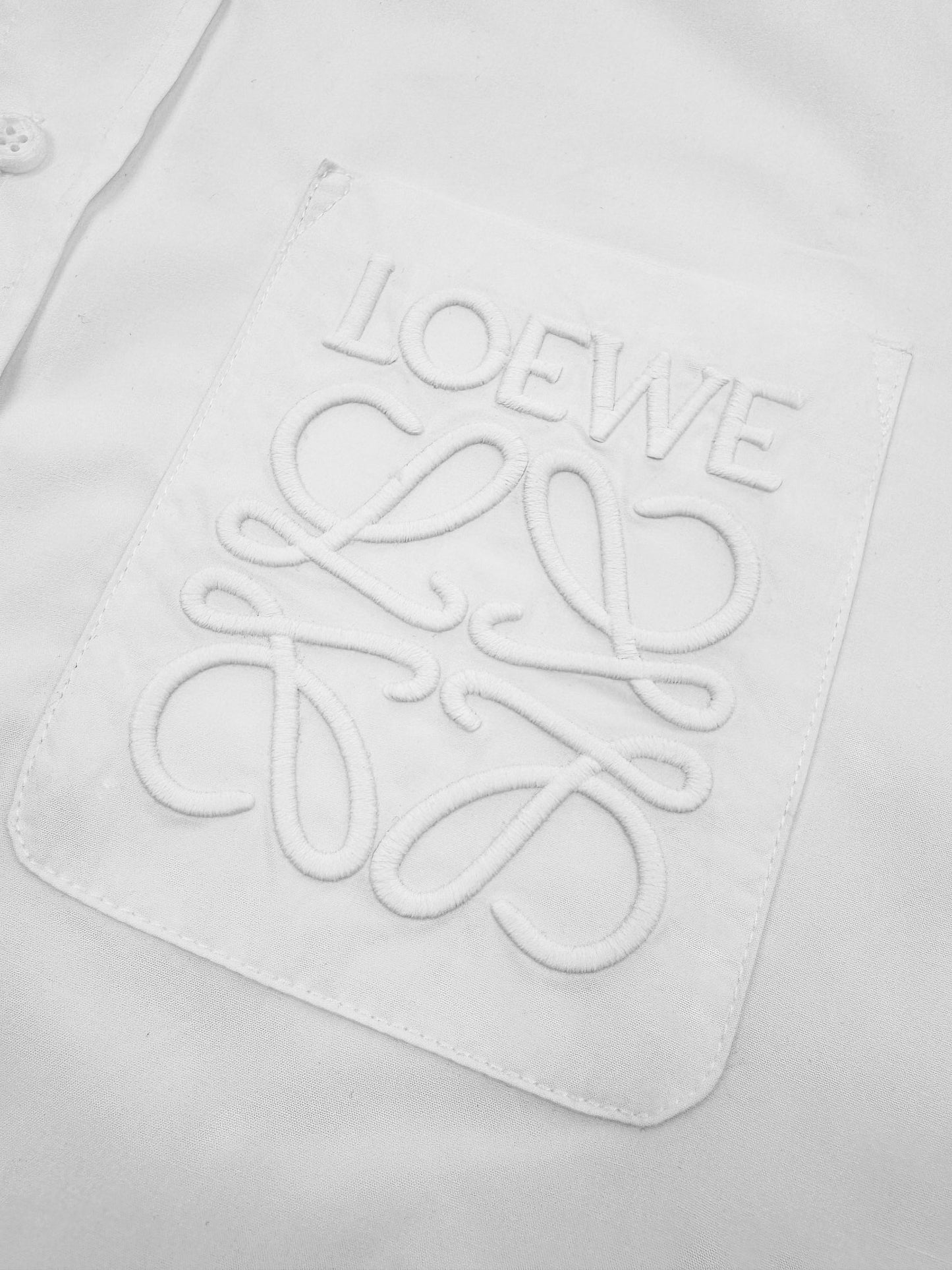Loewe Anagram Pocket Cotton Shirt