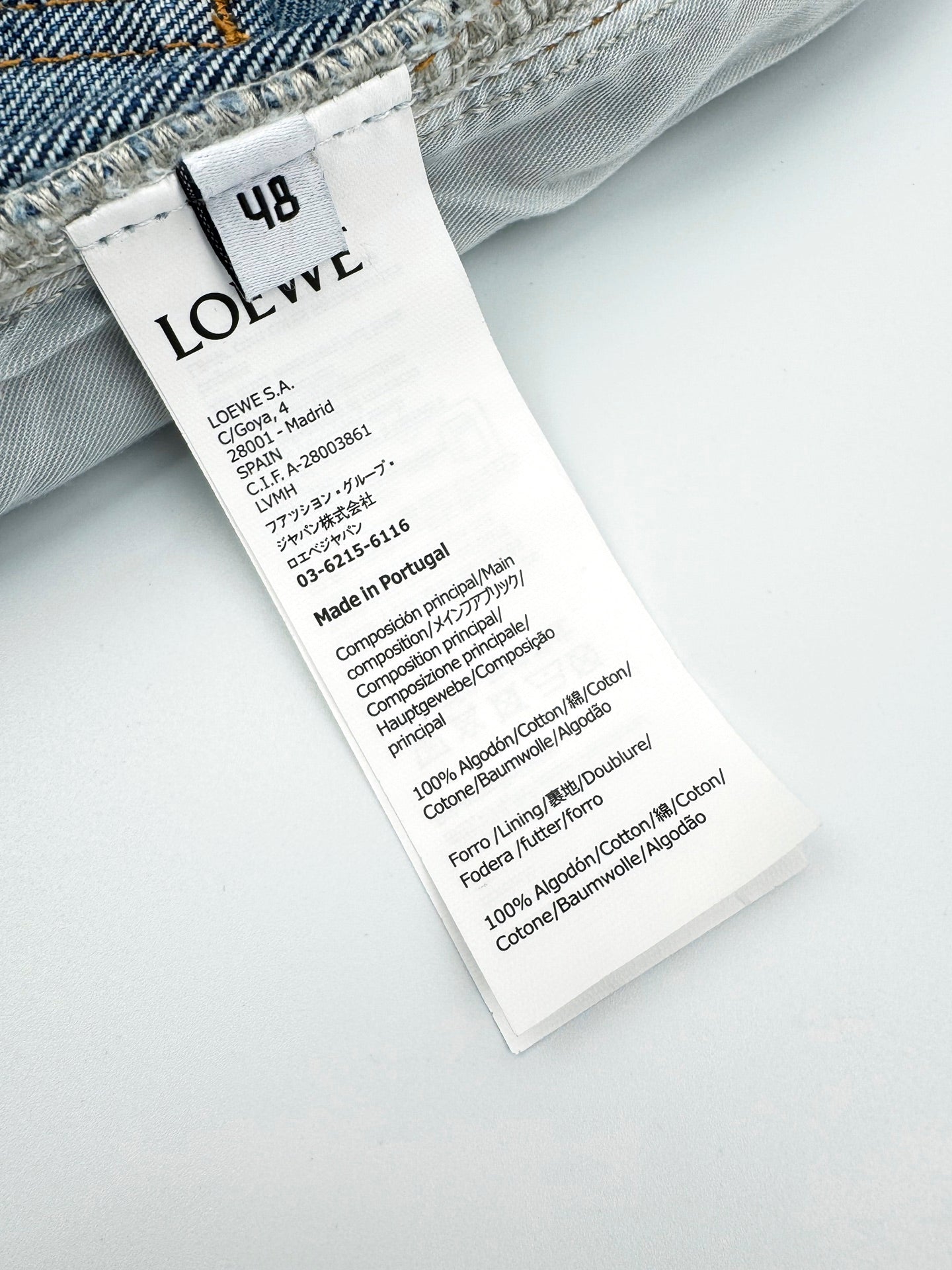 Loewe Anagram Denim Jeans