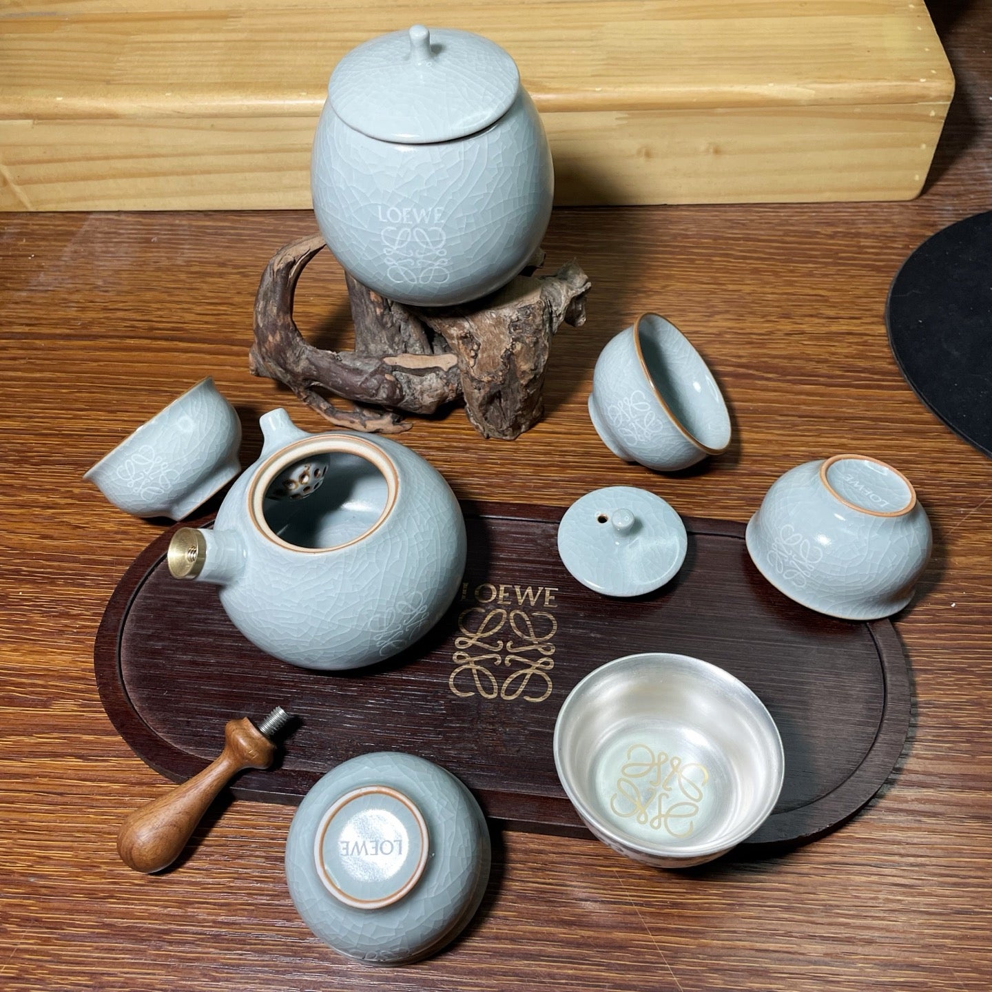 Loewe Ru Kiln Ceramic Tea Set