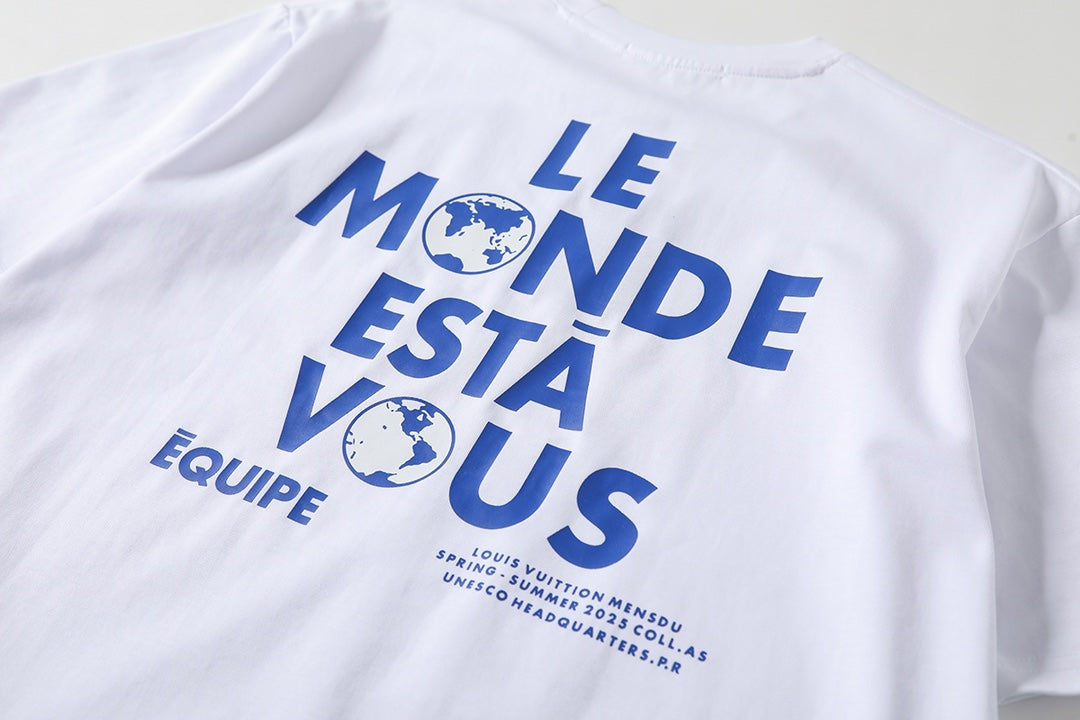 Louis Vuitton Employee Limited Earth Print T-Shirt – 26SS