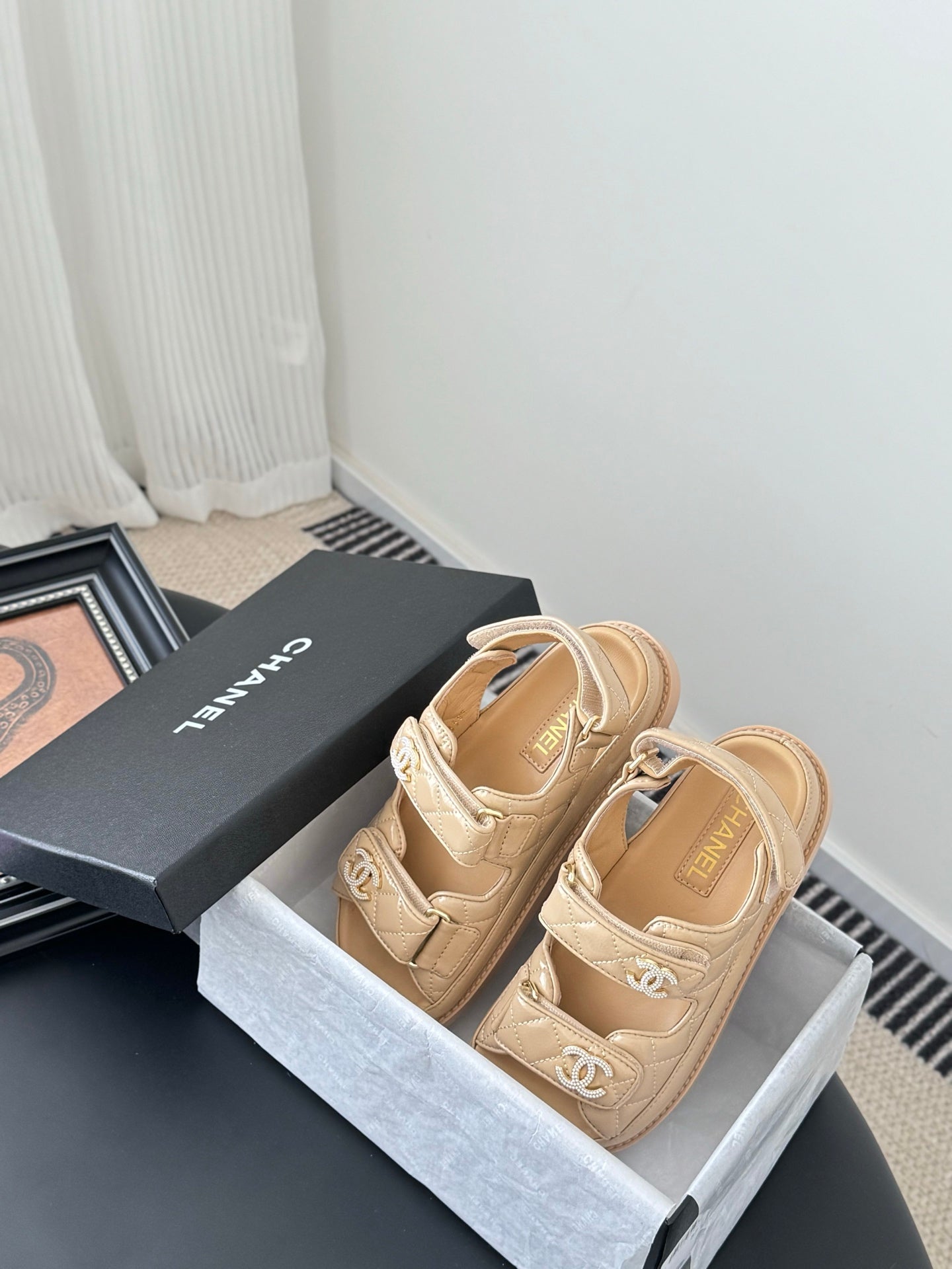 Chanel Velcro Sandals – 25SS Collection