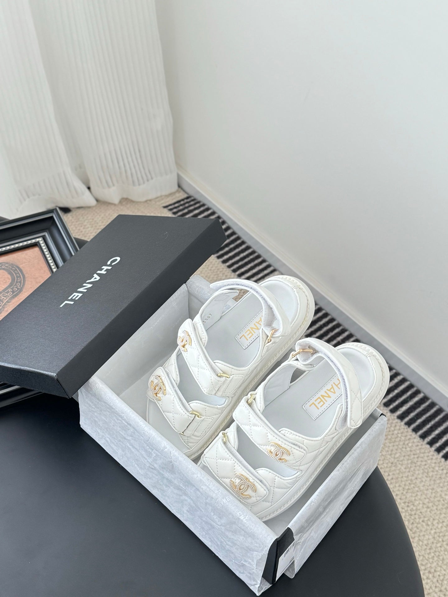 Chanel Velcro Sandals – 25SS Collection