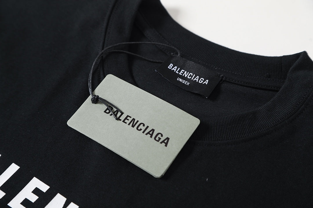 Balenciaga Red Double Ring Foam Print T-Shirt – 26SS