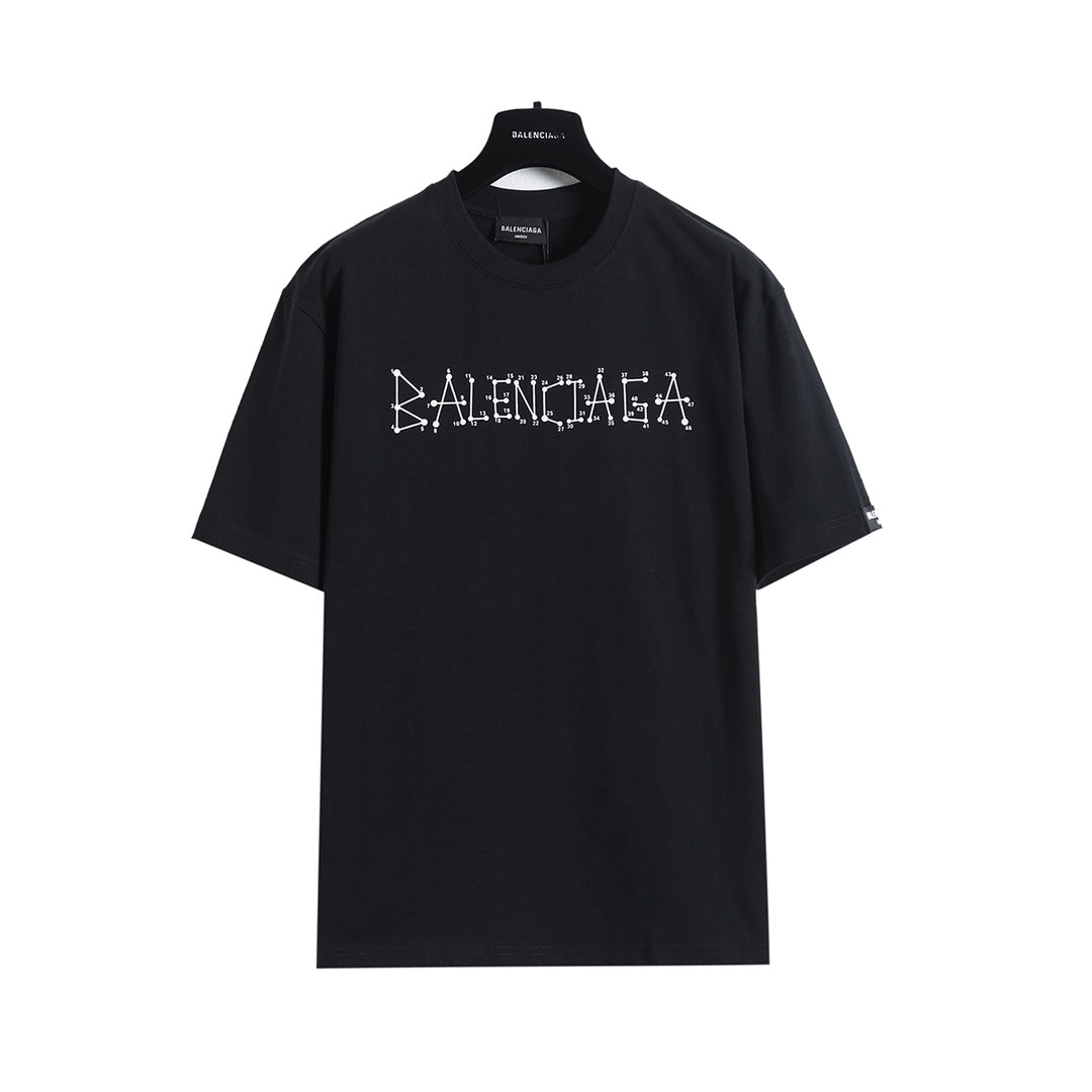Balenciaga Coordinate Line Print T-Shirt – 26SS