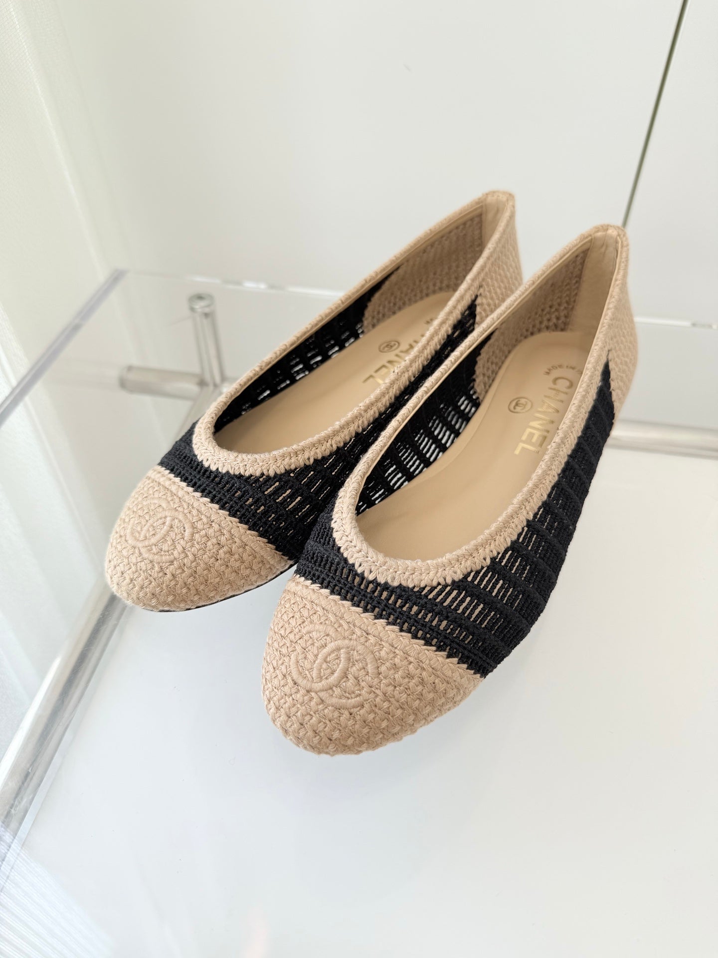 Chanel Classic Mesh Ballerina Flats