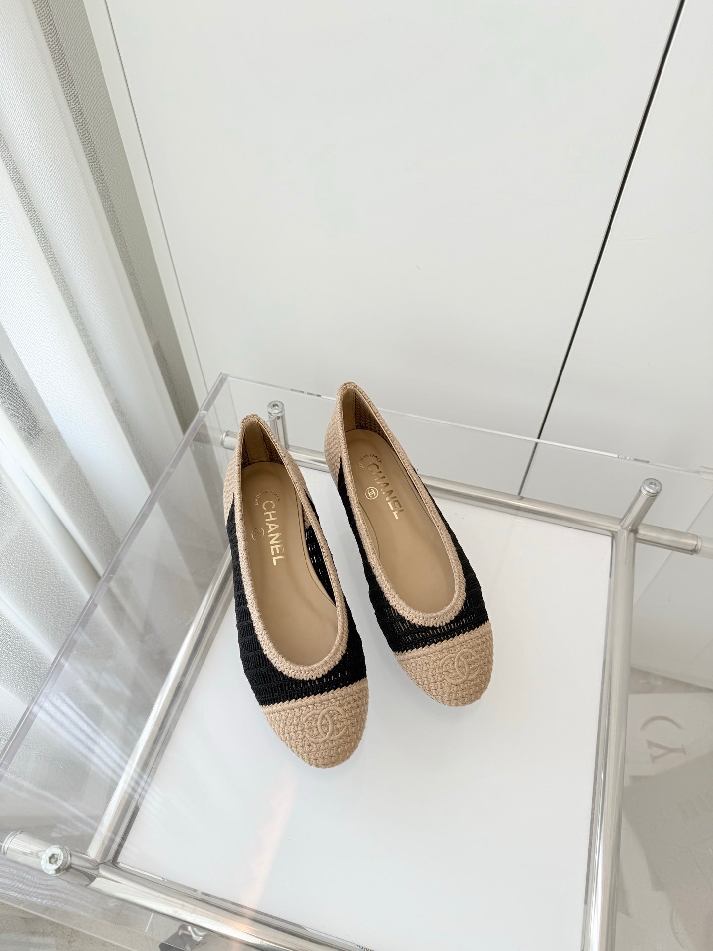 Chanel Classic Mesh Ballerina Flats
