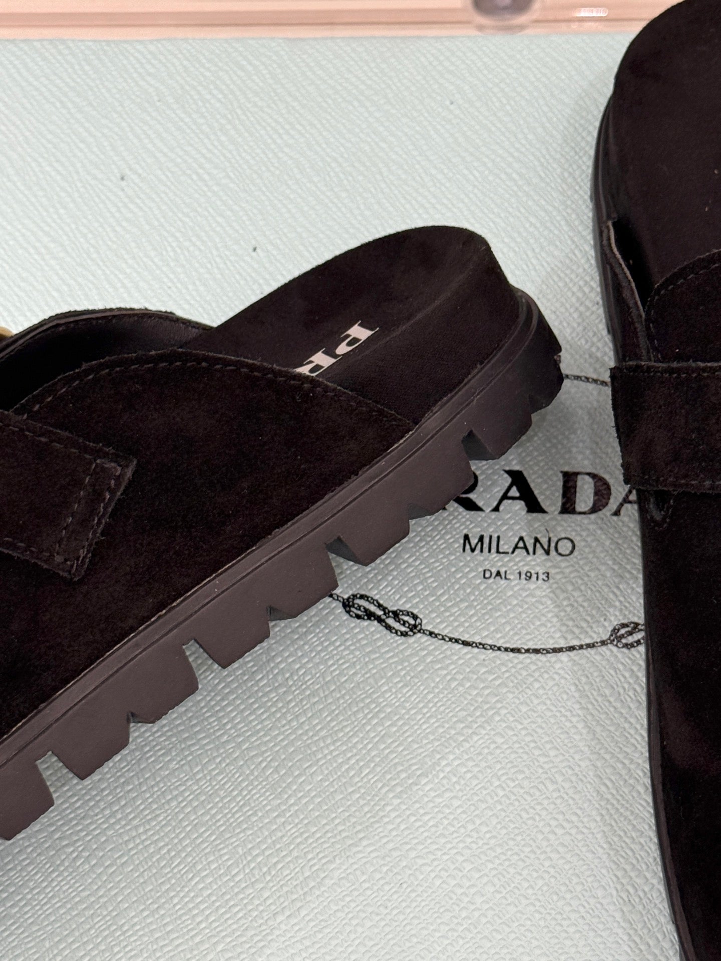 Prada Triangle Logo Birkenstock Slippers – Spring/Summer Collection