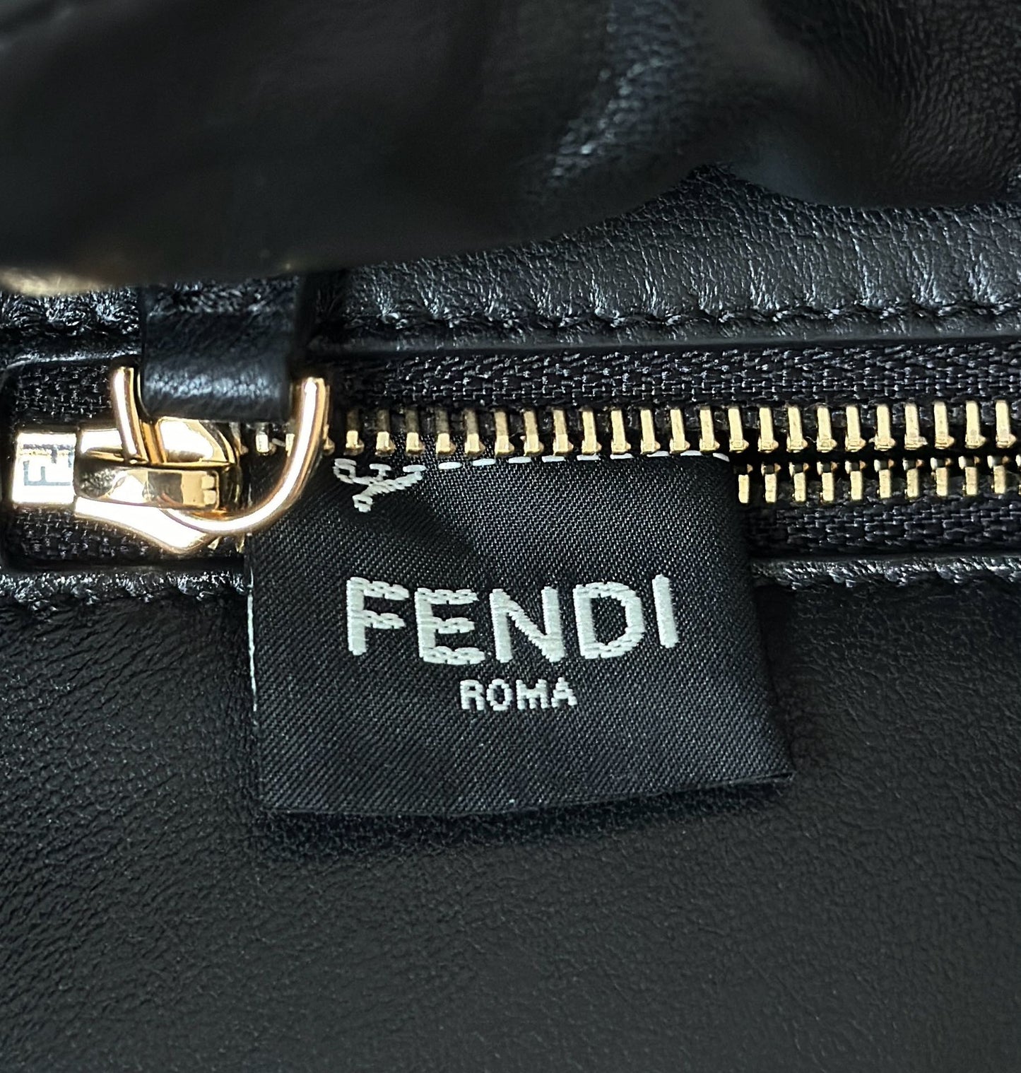 Fendi Peekaboo Embossed Crocodile Handbag
