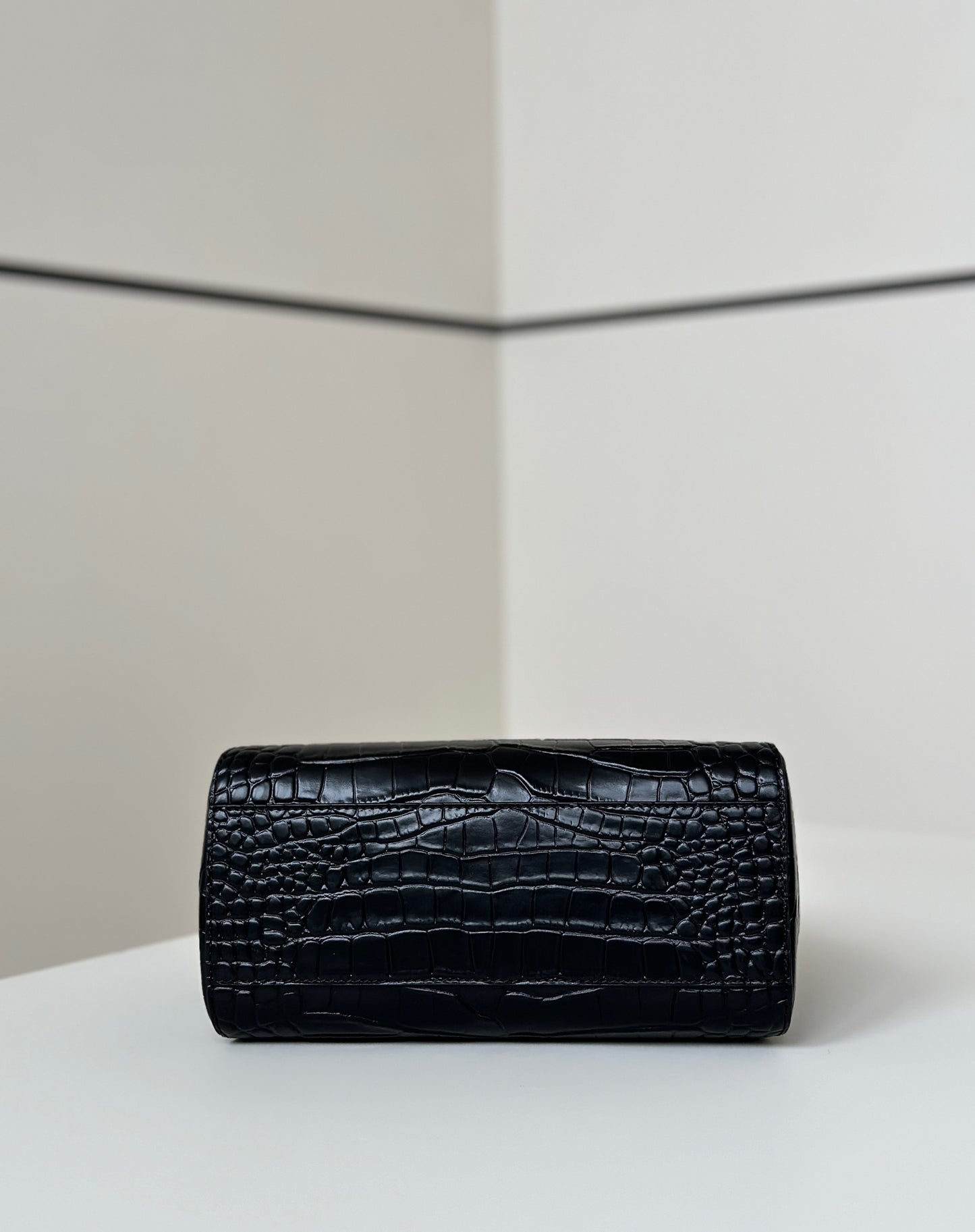 Fendi Peekaboo Embossed Crocodile Handbag