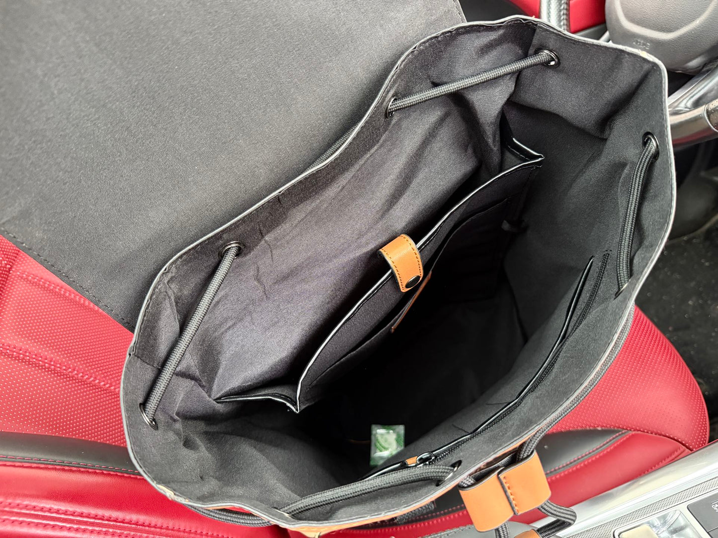 Coach Rivington Color-Block Leather Backpack