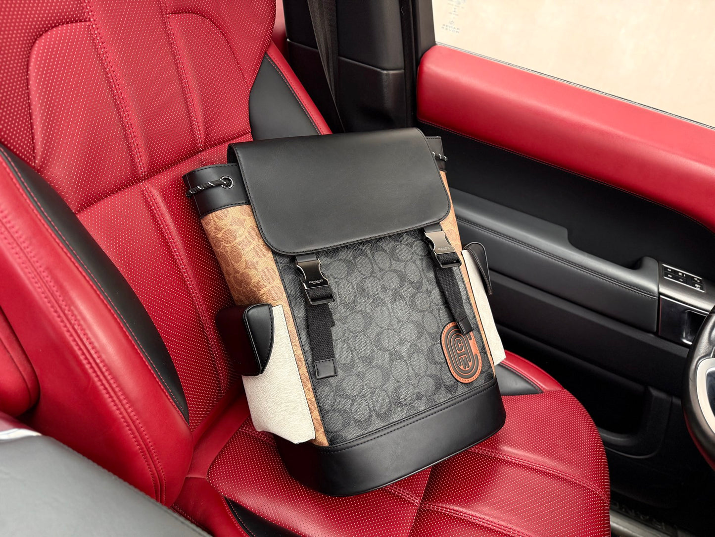 Coach Rivington 28 Monogram Canvas Backpack