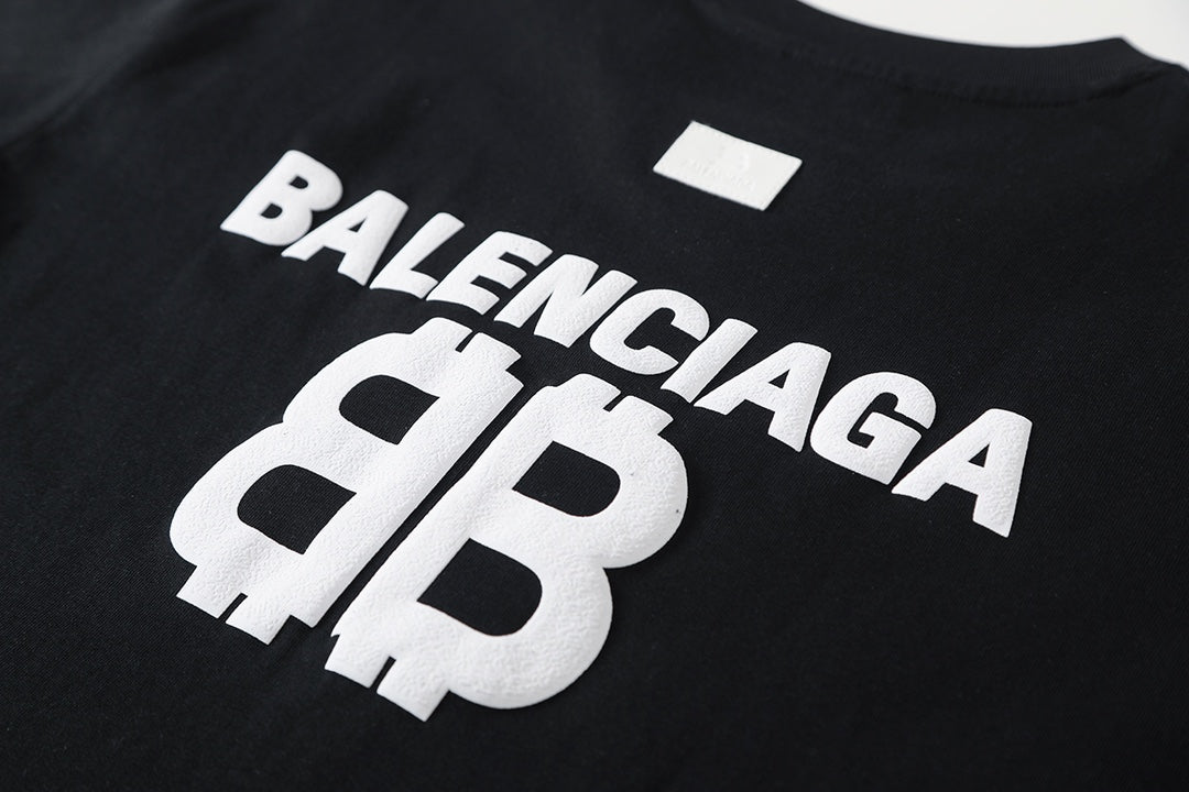 Balenciaga Double B Dollar Foam Print T-Shirt – 26SS