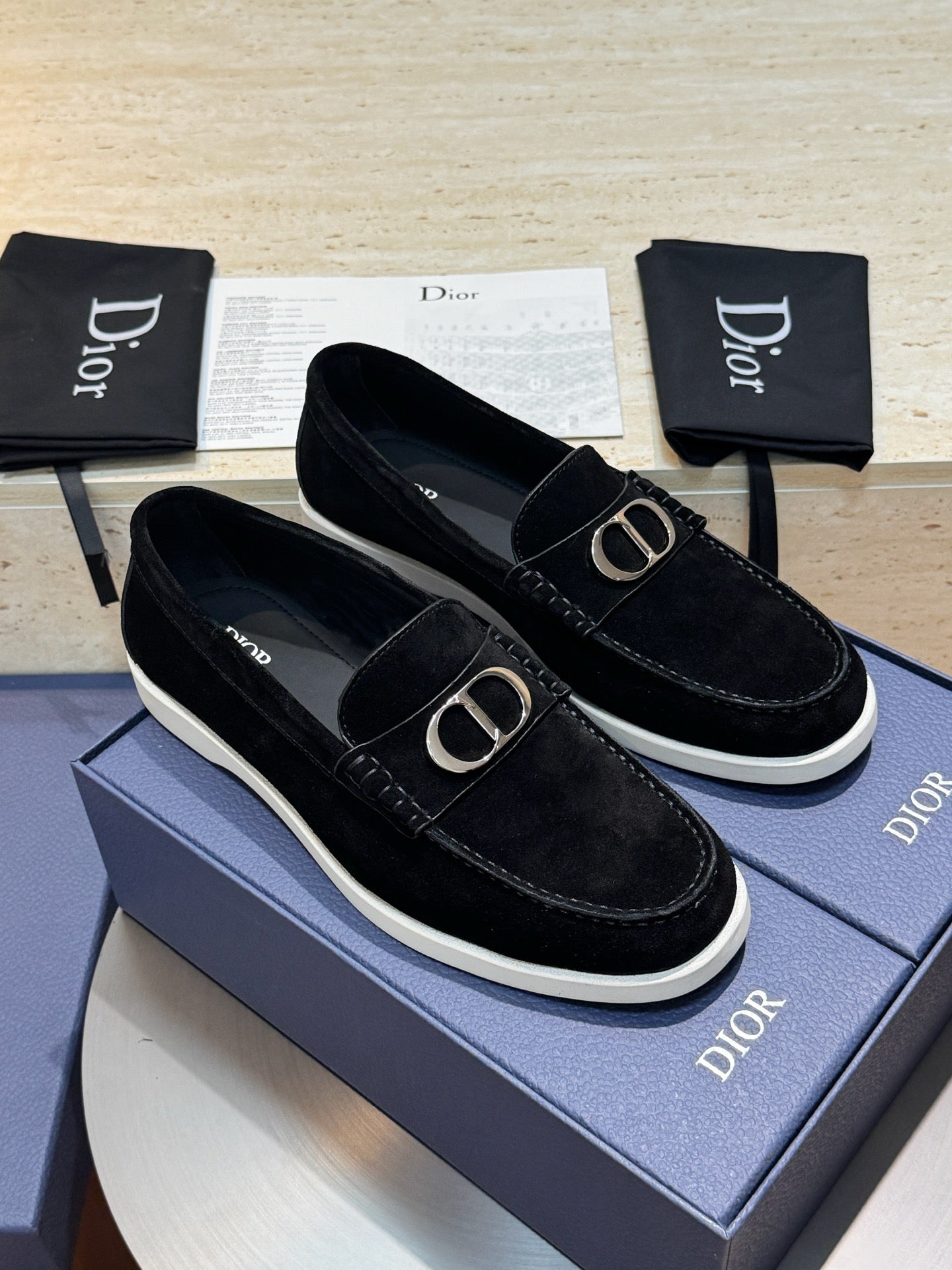 Dior Granville Men's Lace-Up Casual Shoes
