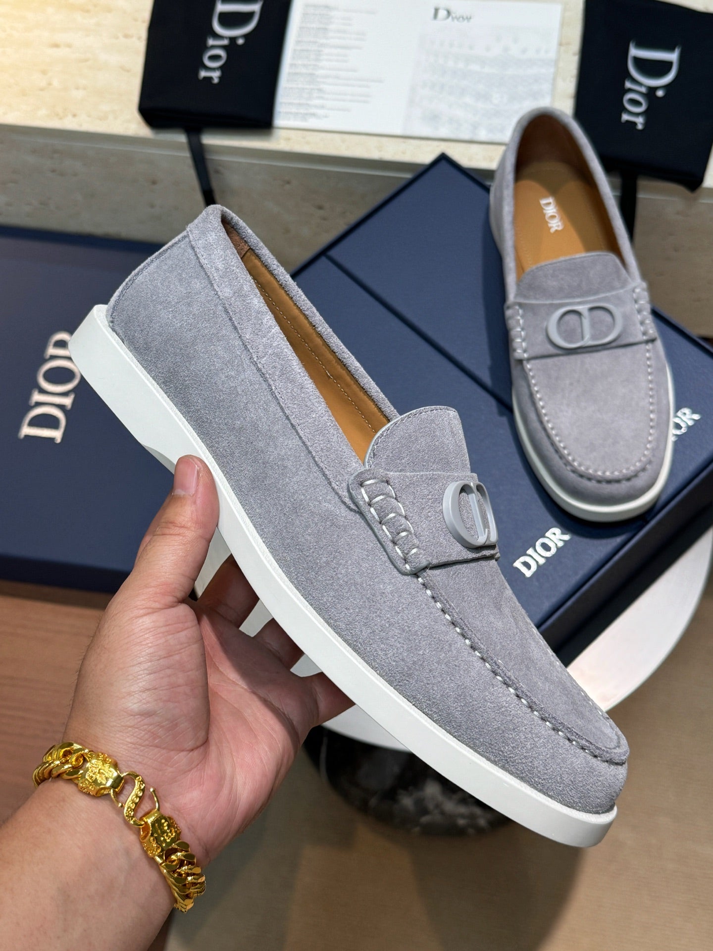 Dior Granville Men's Lace-Up Casual Shoes