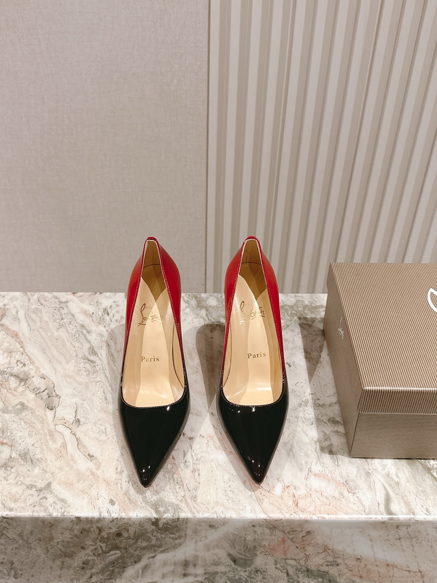 Christian Louboutin Platform Heeled Sandals – 2025 SS Show Model