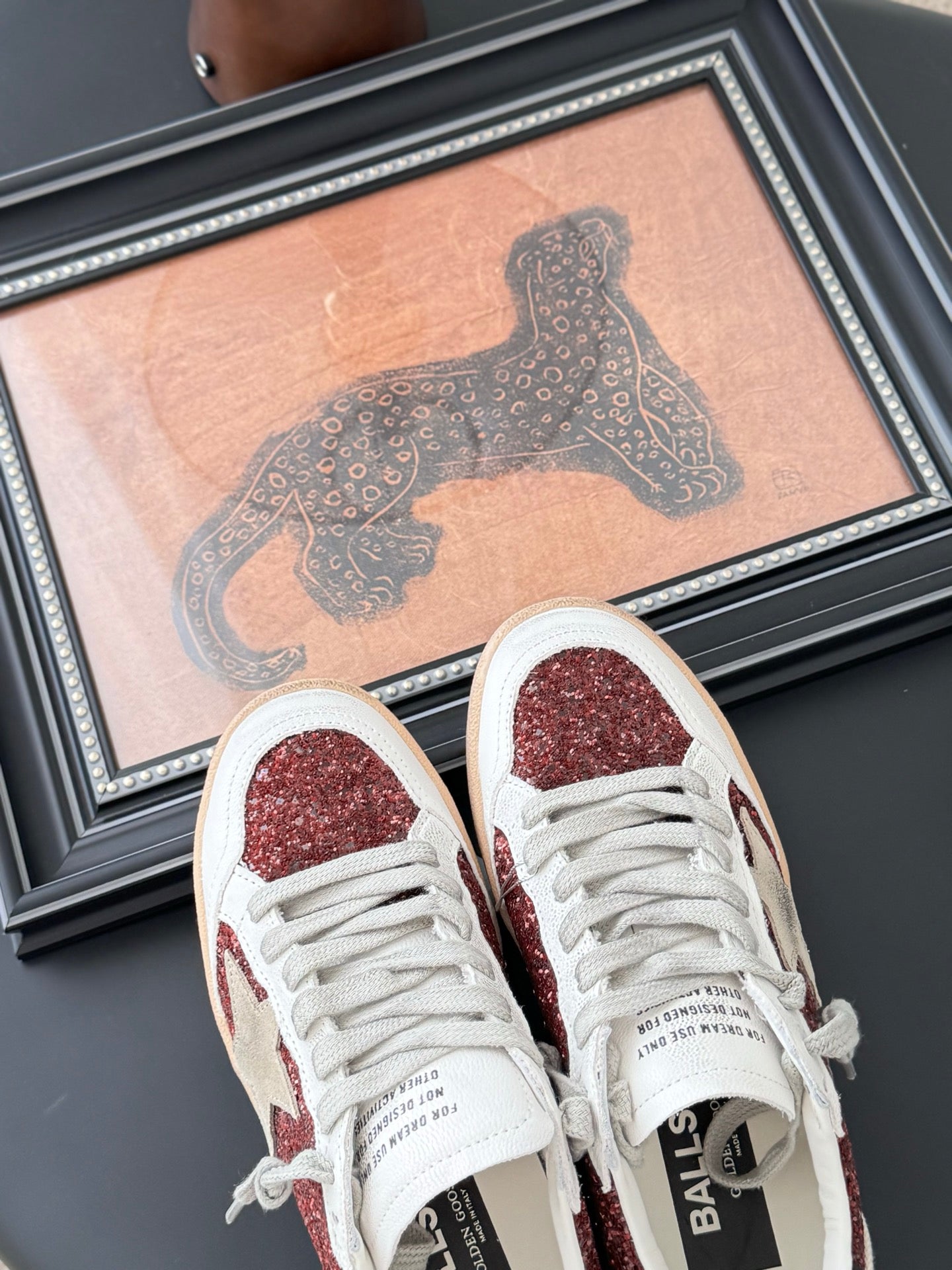 Golden Goose Distressed Graffiti Sneakers – 2024 Collection