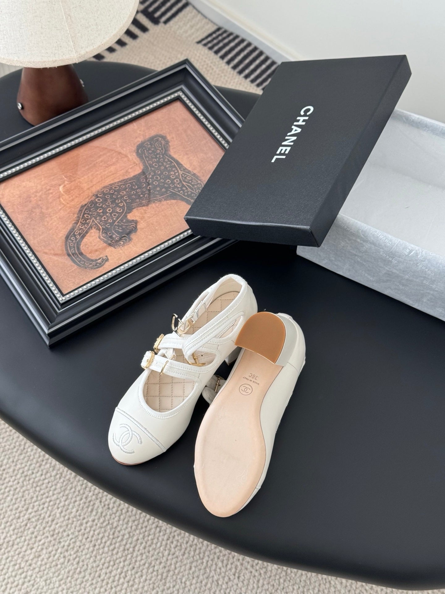Chanel 25S Runway Mary Jane Flats