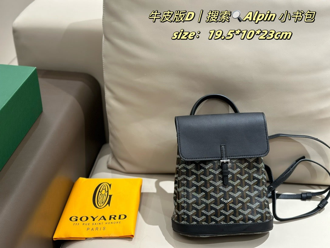 Goyard Dog Tooth Alpin Mini Backpack