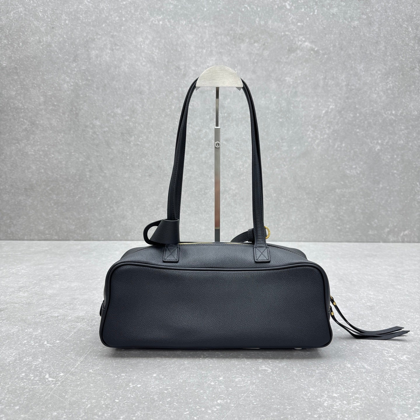 Balenciaga Carrie Leather Bowling Bag – Small
