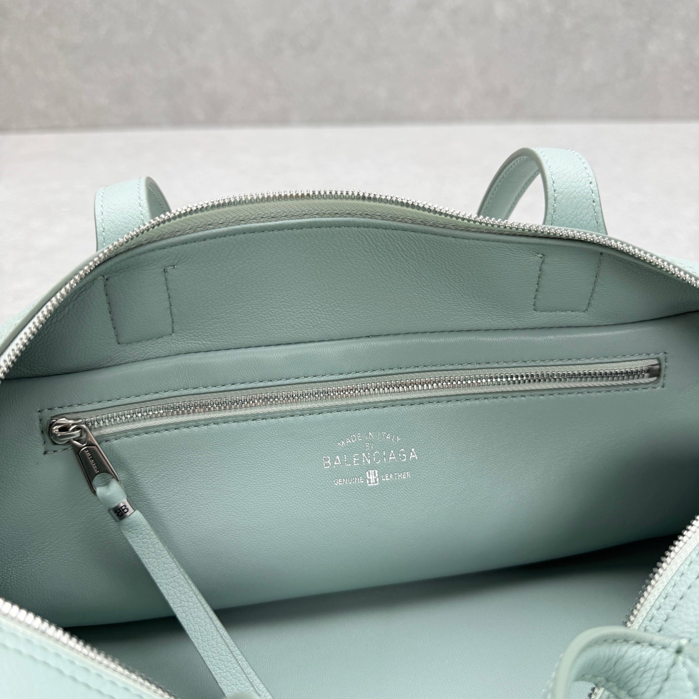 Balenciaga Carrie Leather Bowling Bag – Small