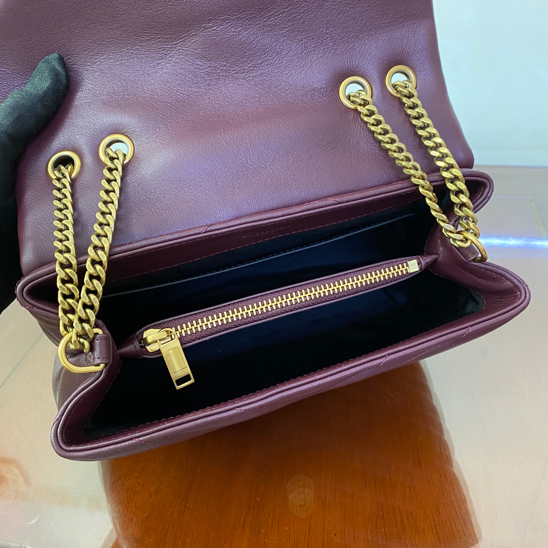 Saint Laurent Loulou Y-Shaped Shoulder Bag