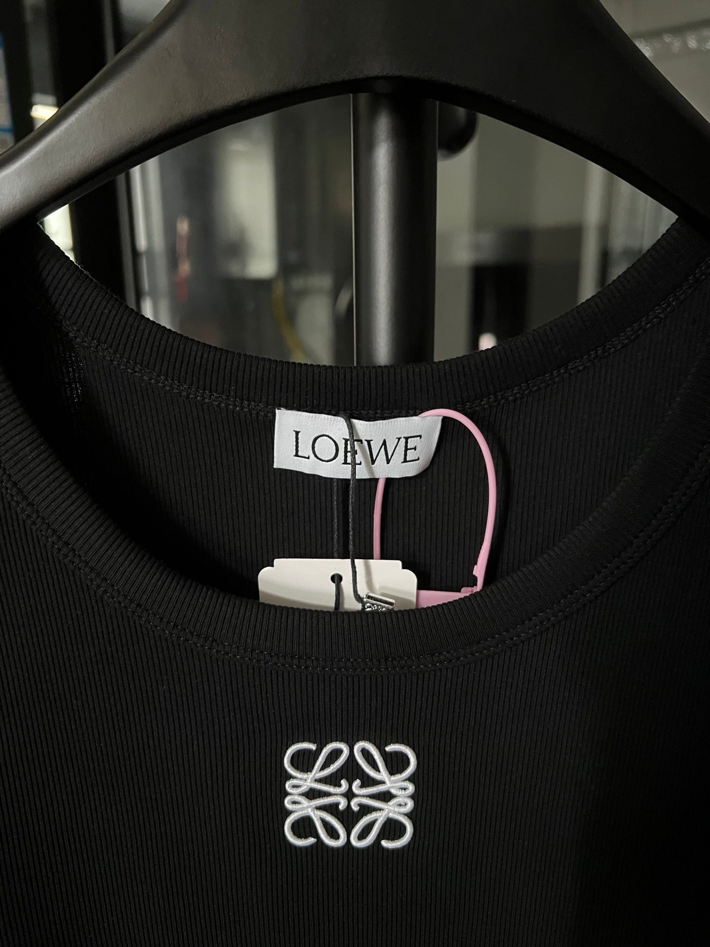 Loewe Embroidered Ribbed Tank Top – 25SS Collection