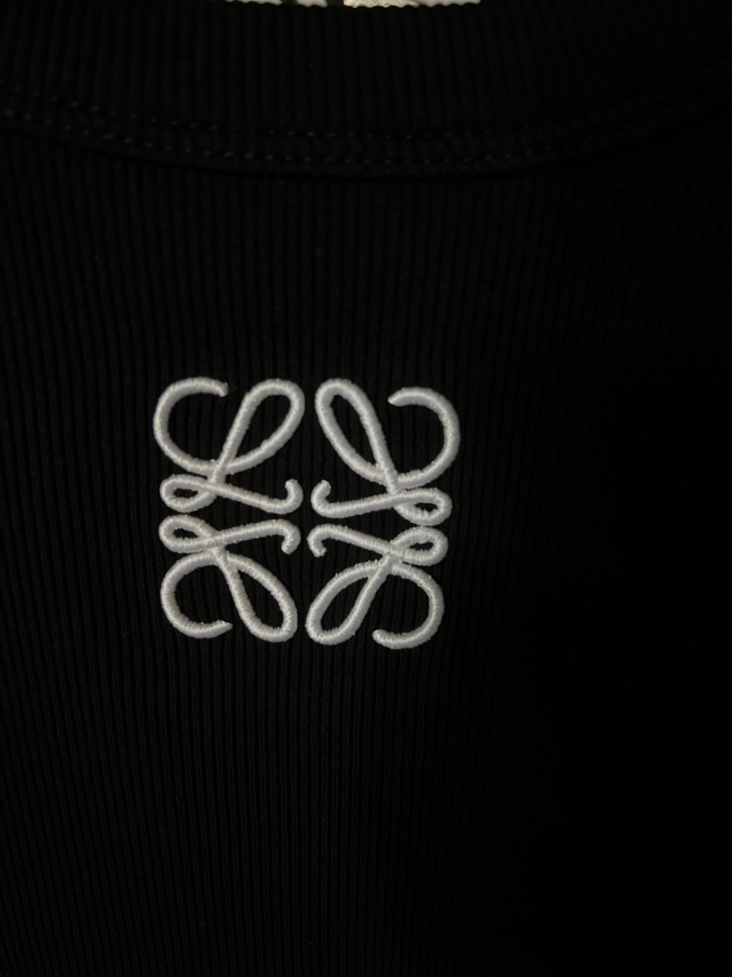 Loewe Embroidered Ribbed Tank Top – 25SS Collection