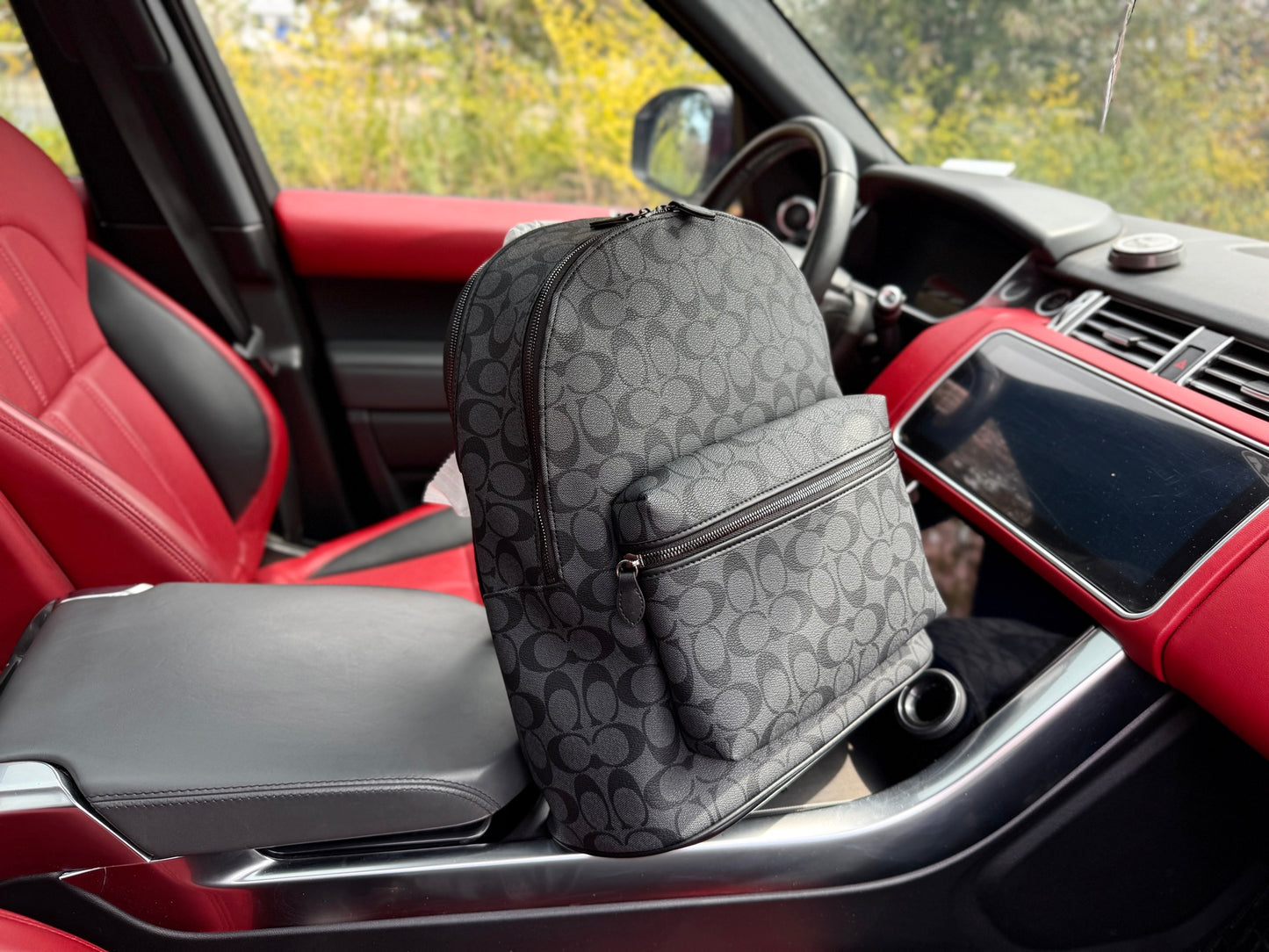 Coach Men's Charter Logo Backpack