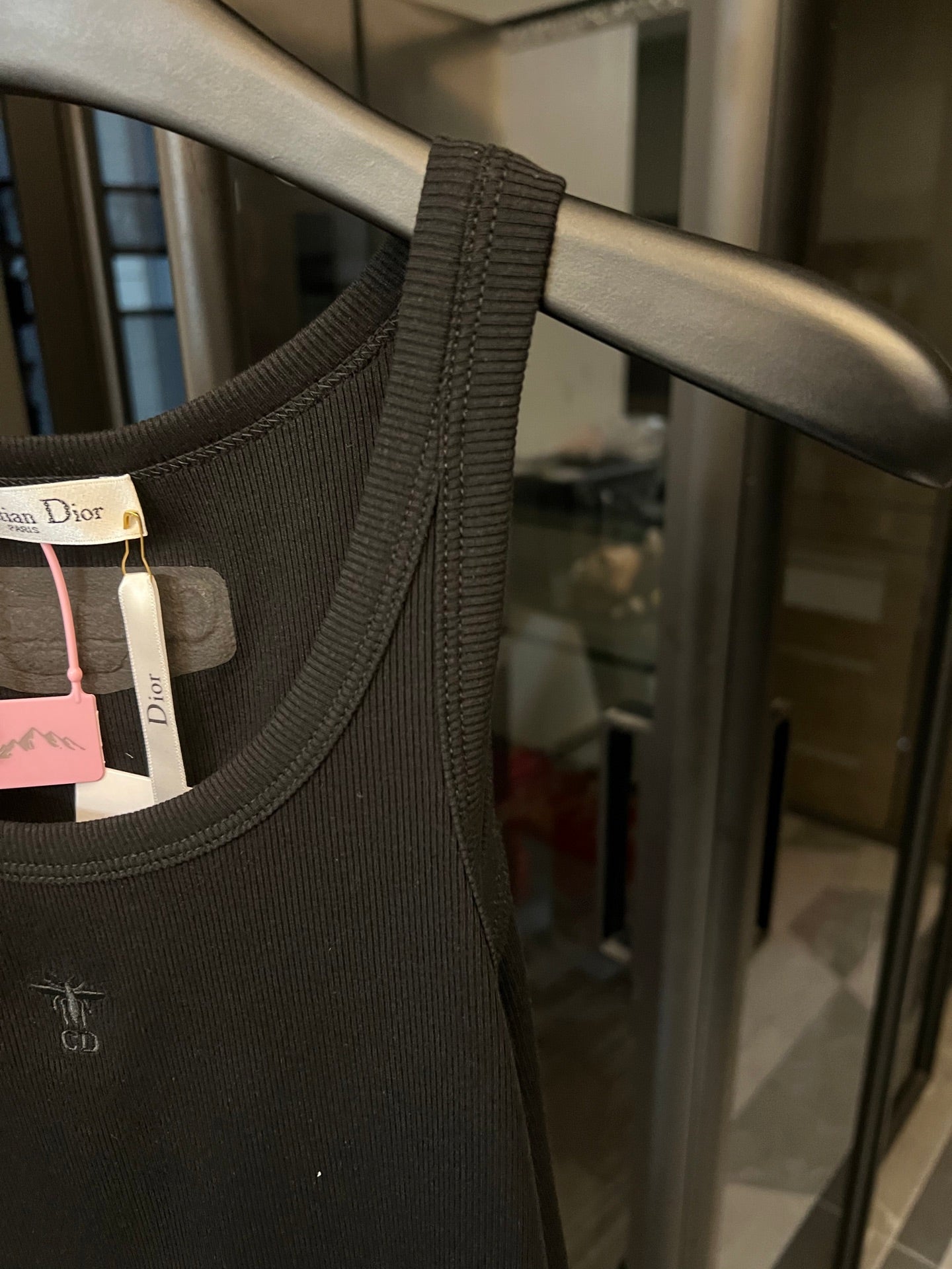 Dior Bee Embroidery Knit Tank Top – 25SS