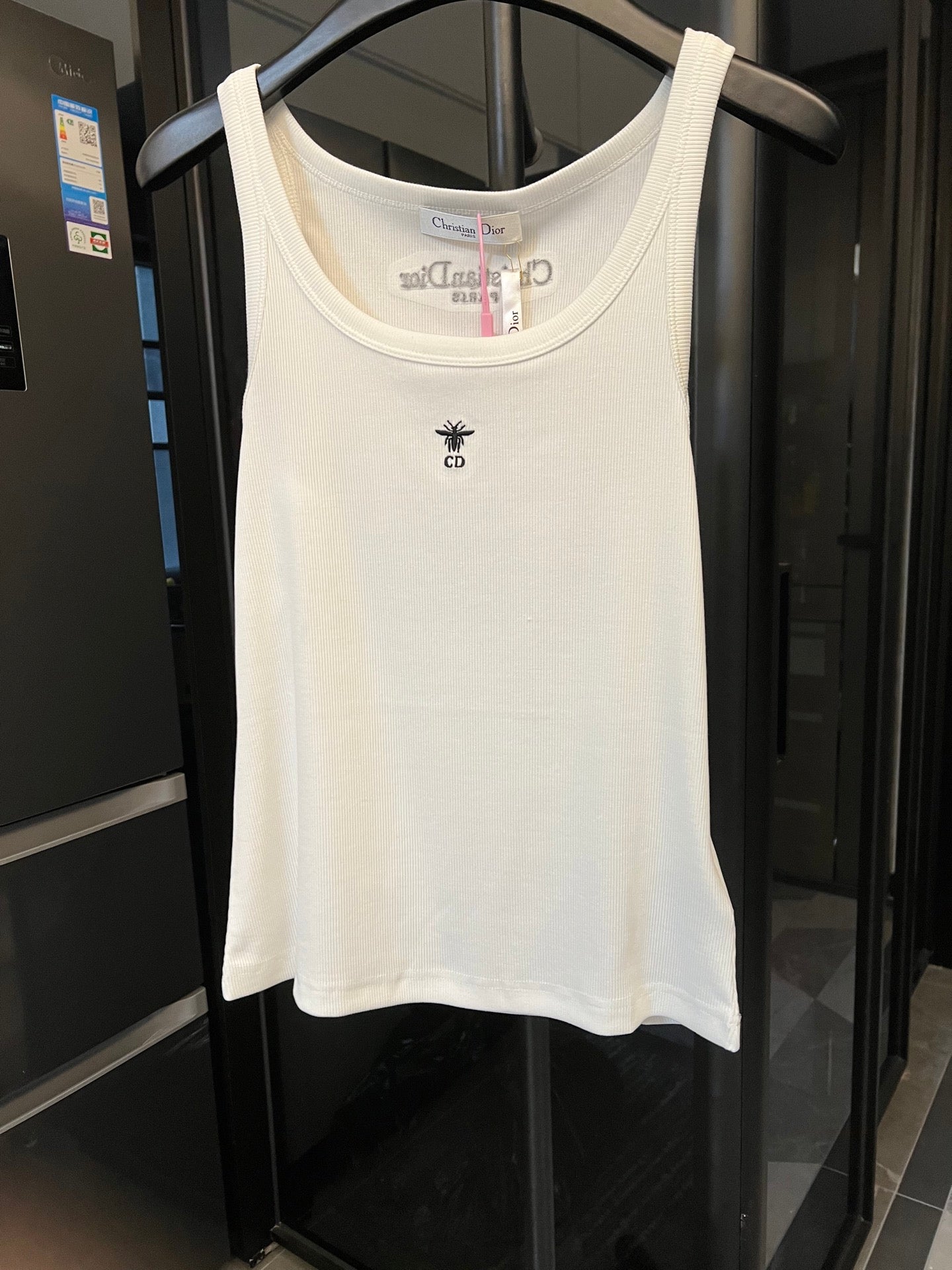 Dior Bee Embroidery Knit Tank Top – 25SS
