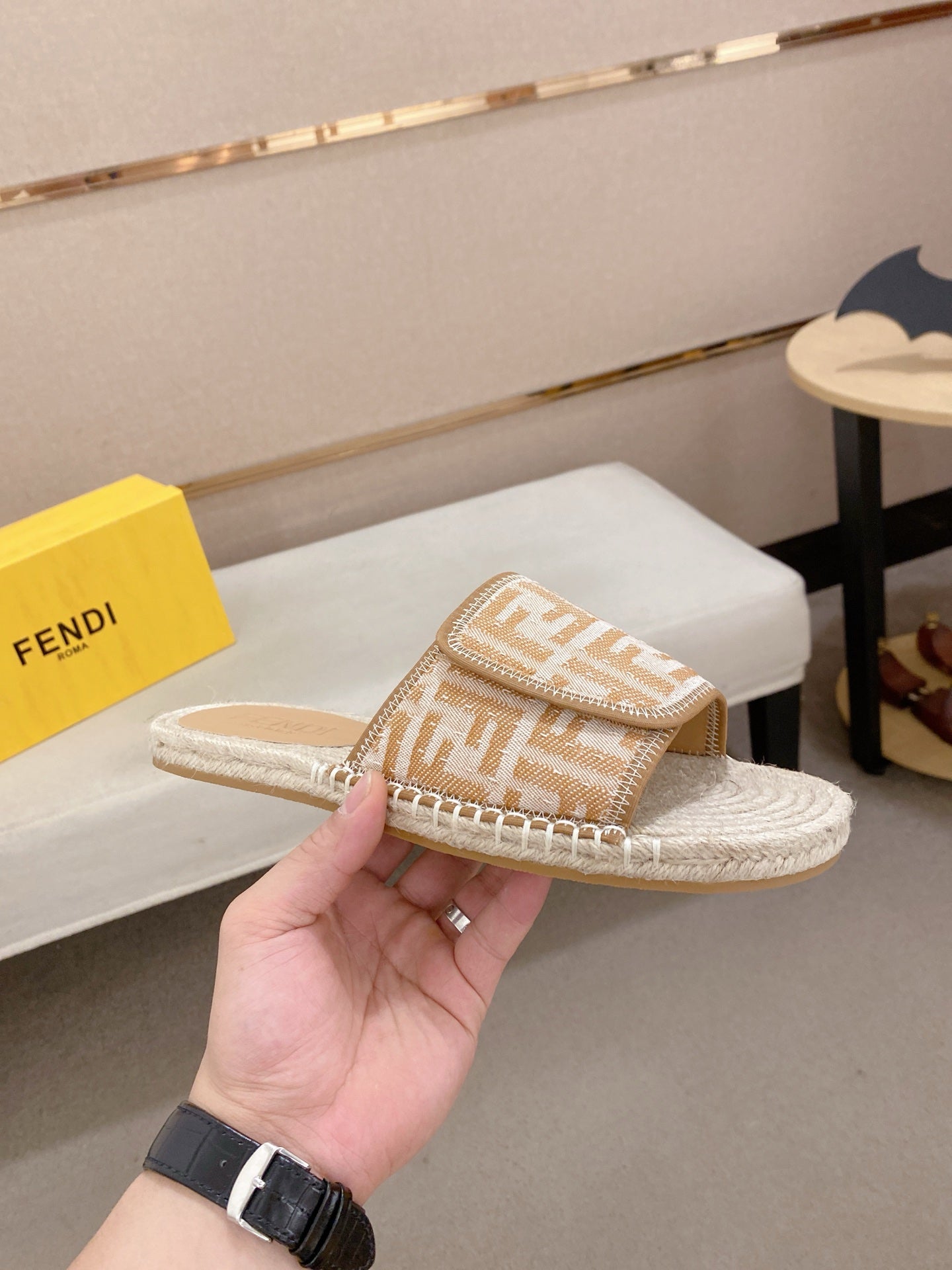 Fendi FF Monogram Luxury Slides – Summer Collection