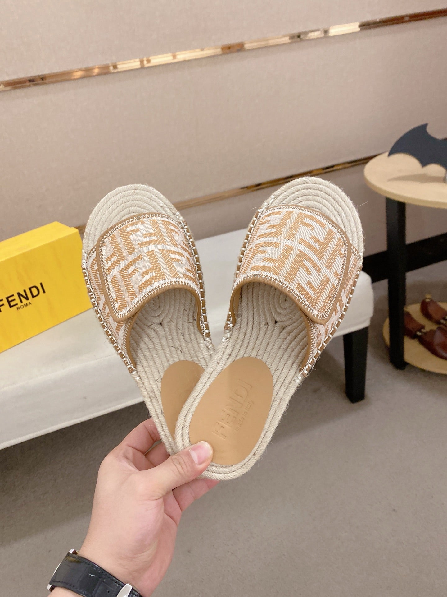 Fendi FF Monogram Luxury Slides – Summer Collection