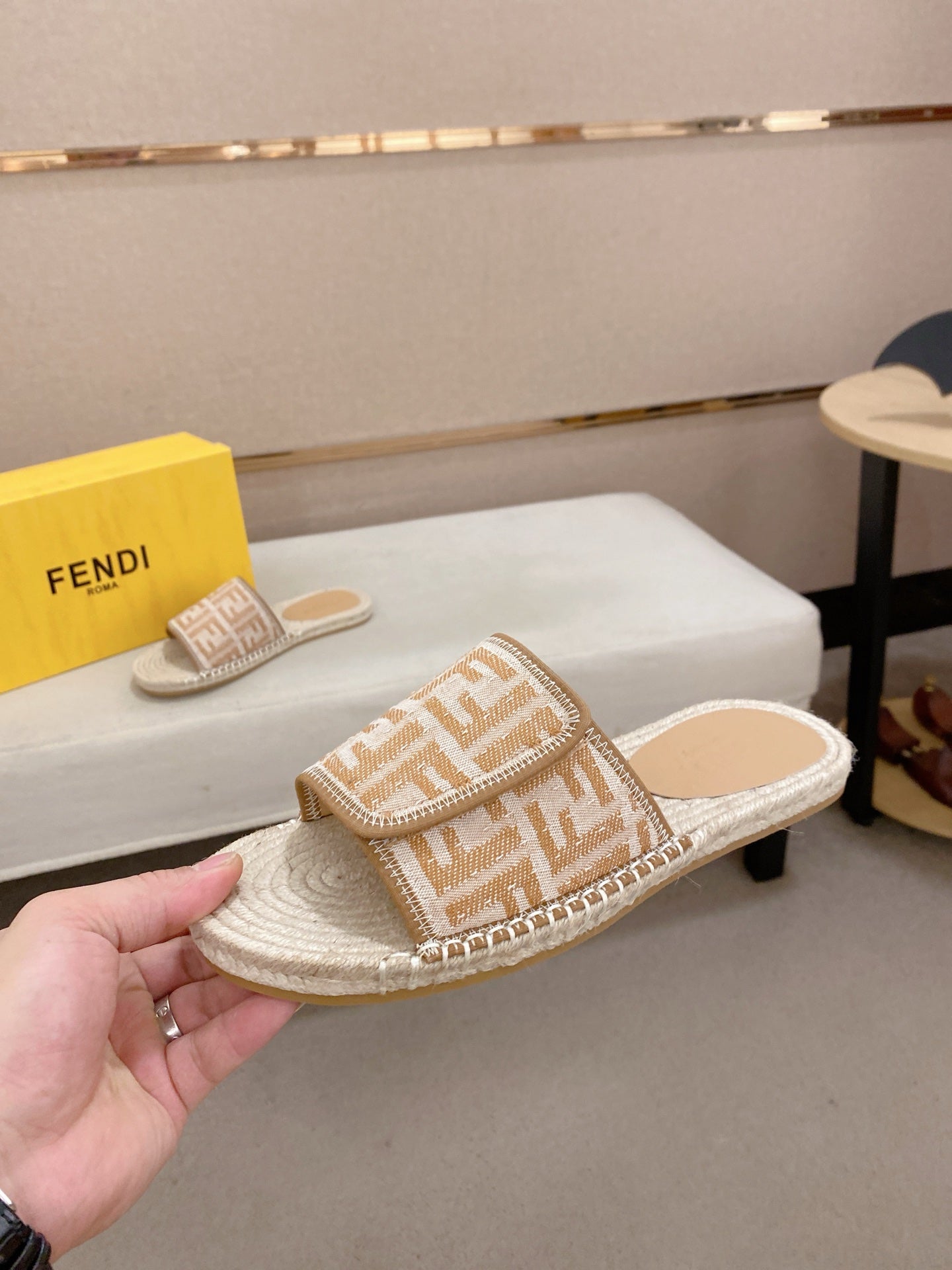 Fendi FF Monogram Luxury Slides – Summer Collection