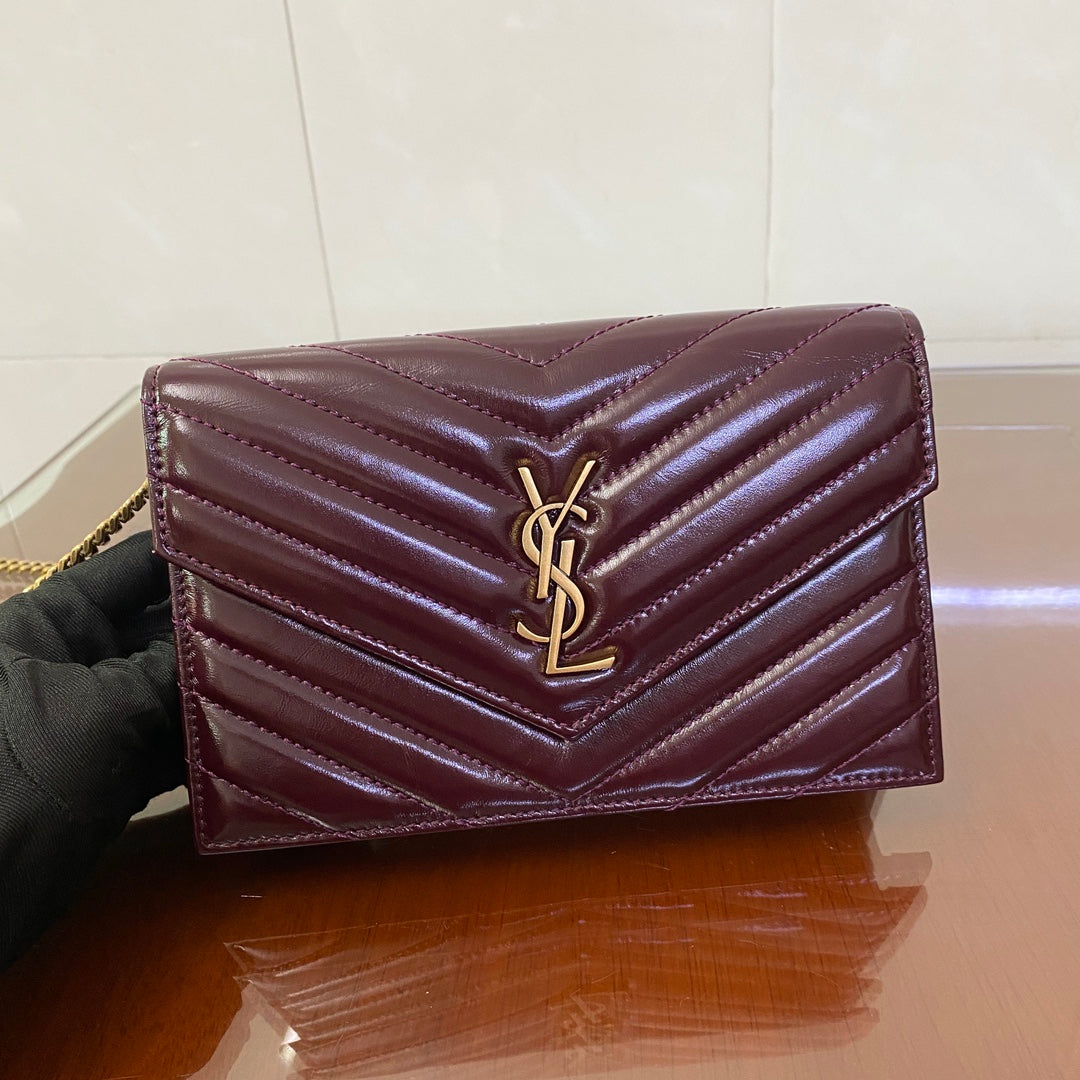 Saint Laurent Cassandre Envelope Chain Bag
