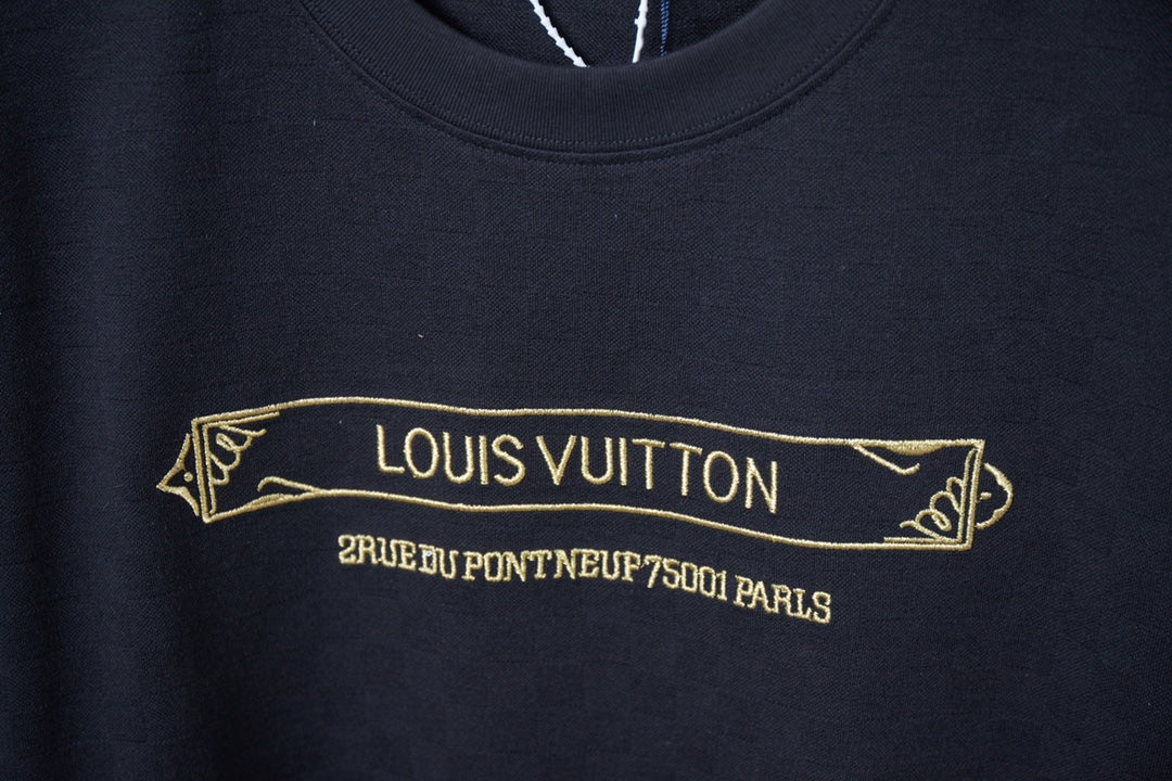 Louis Vuitton Checkerboard Jacquard Logo T-Shirt – 26SS