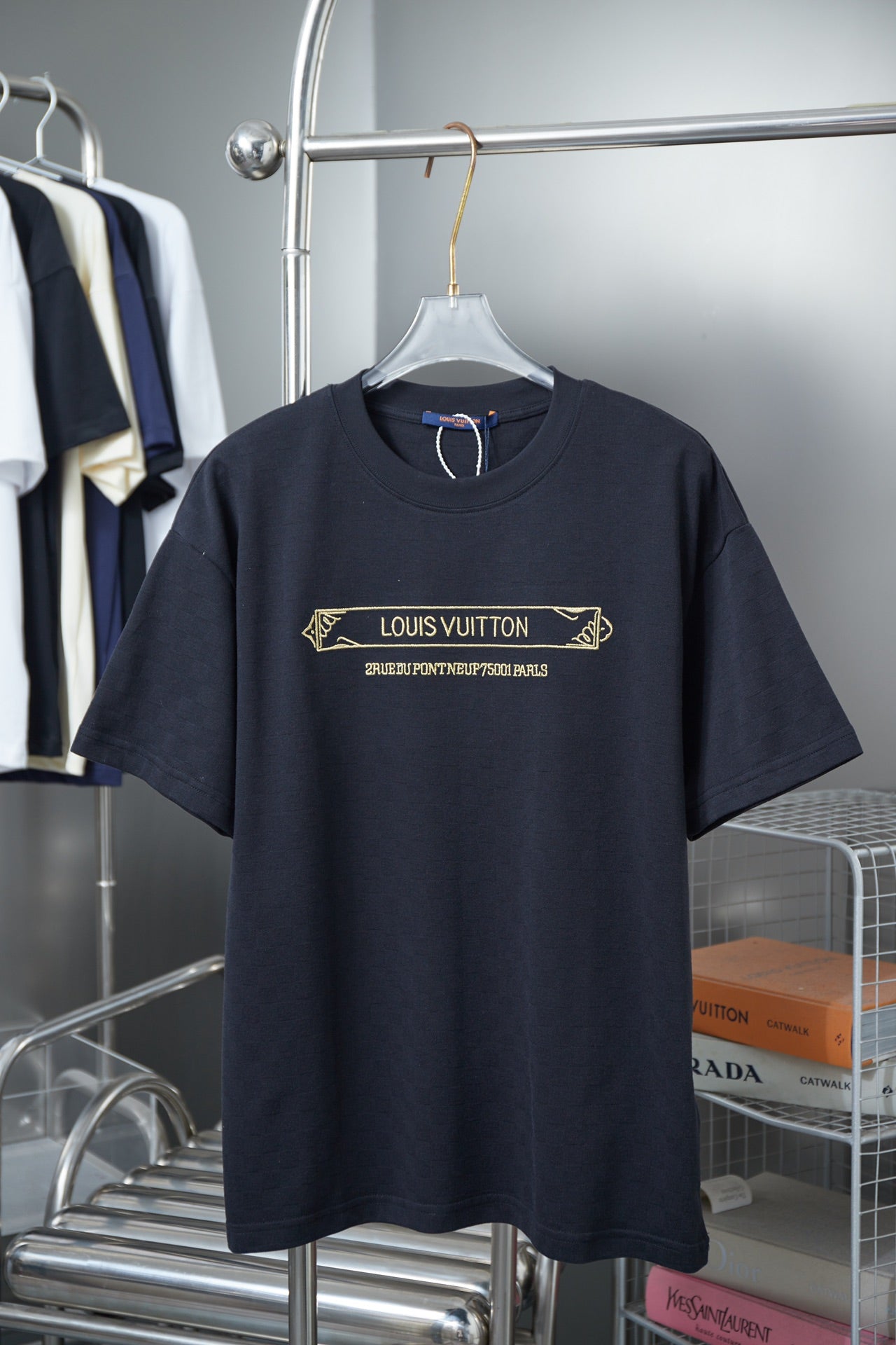 Louis Vuitton Checkerboard Jacquard Logo T-Shirt – 26SS