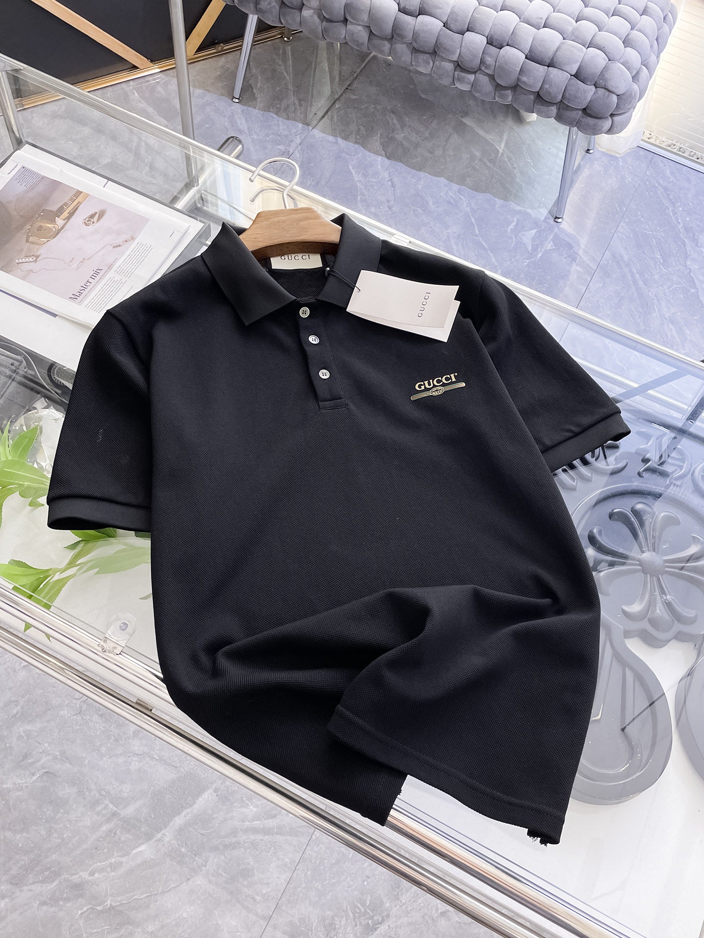 Gucci Minimalist Piqué Polo Shirt – 2026SS