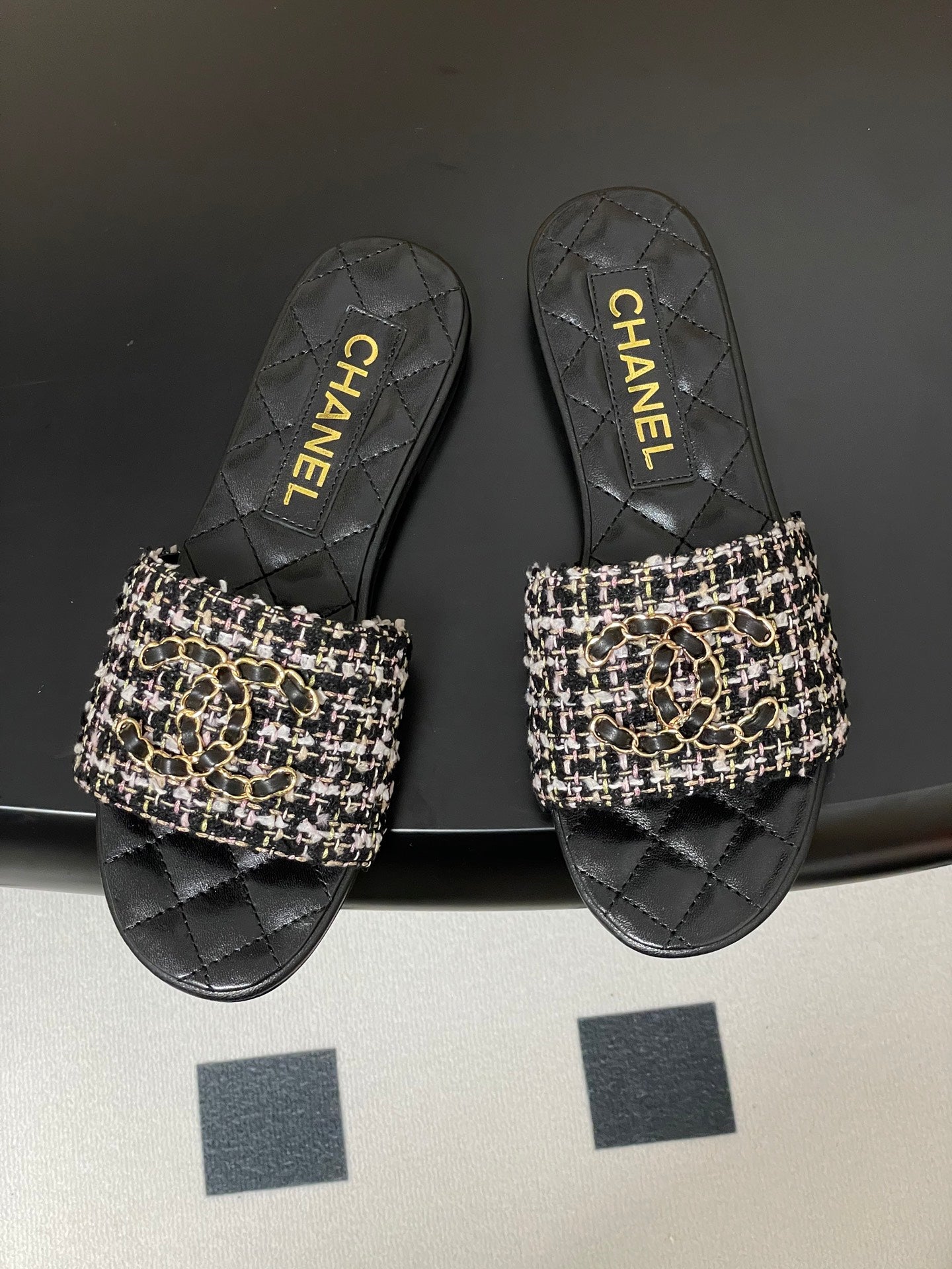 Chanel Quilted Chain Flat Sandals – Spring/Summer Collection