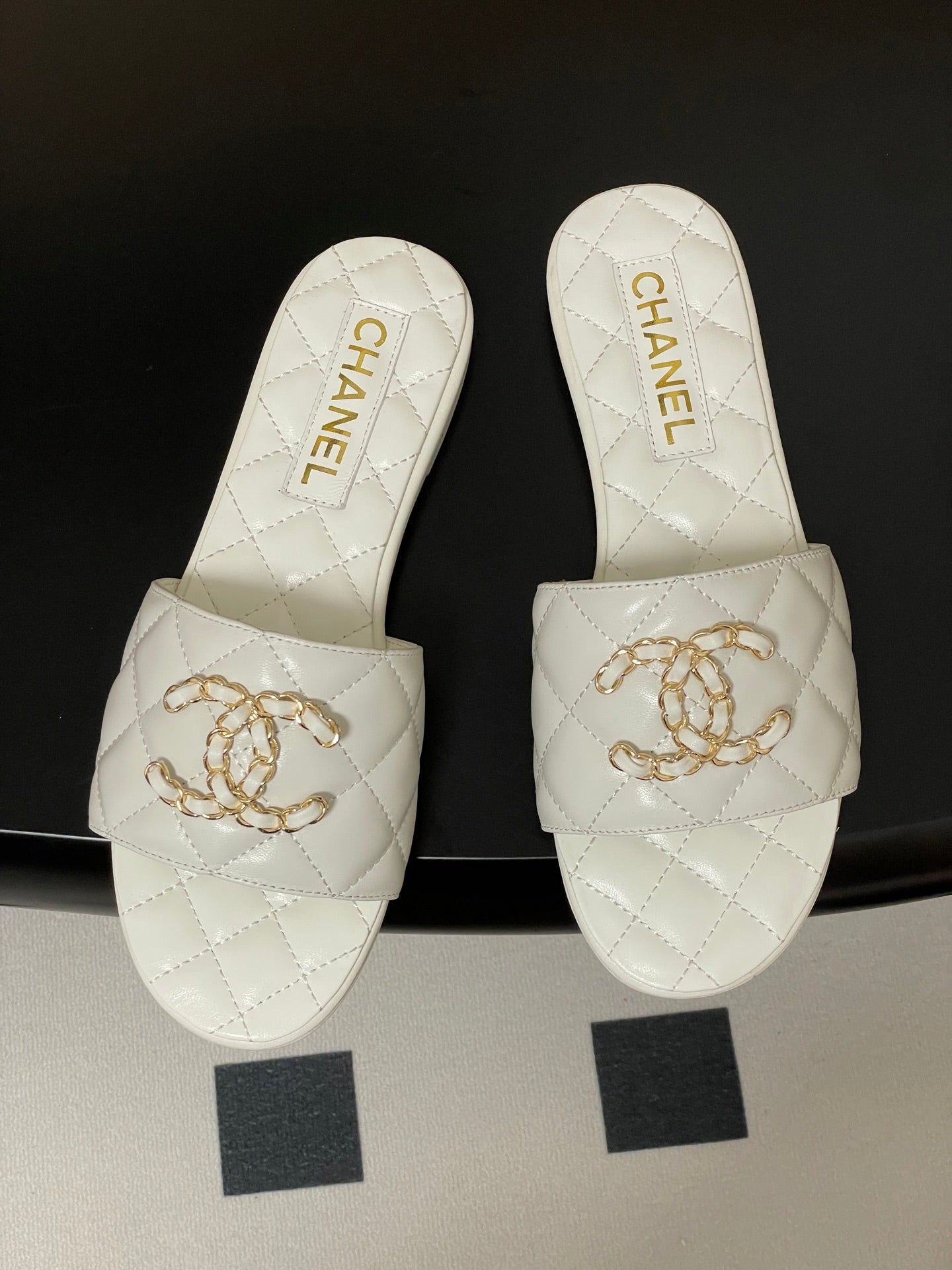 Chanel Quilted Chain Flat Sandals – Spring/Summer Collection
