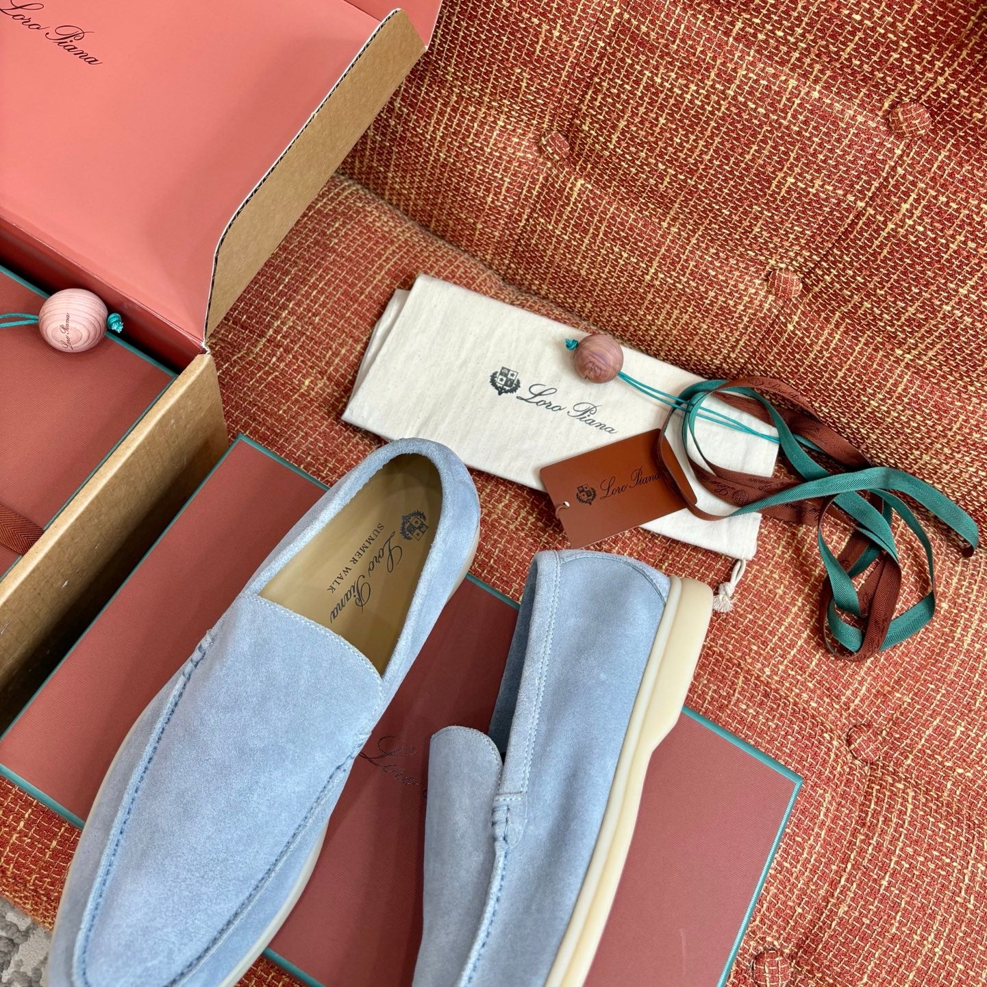 Loro Piana Suede Loafers
