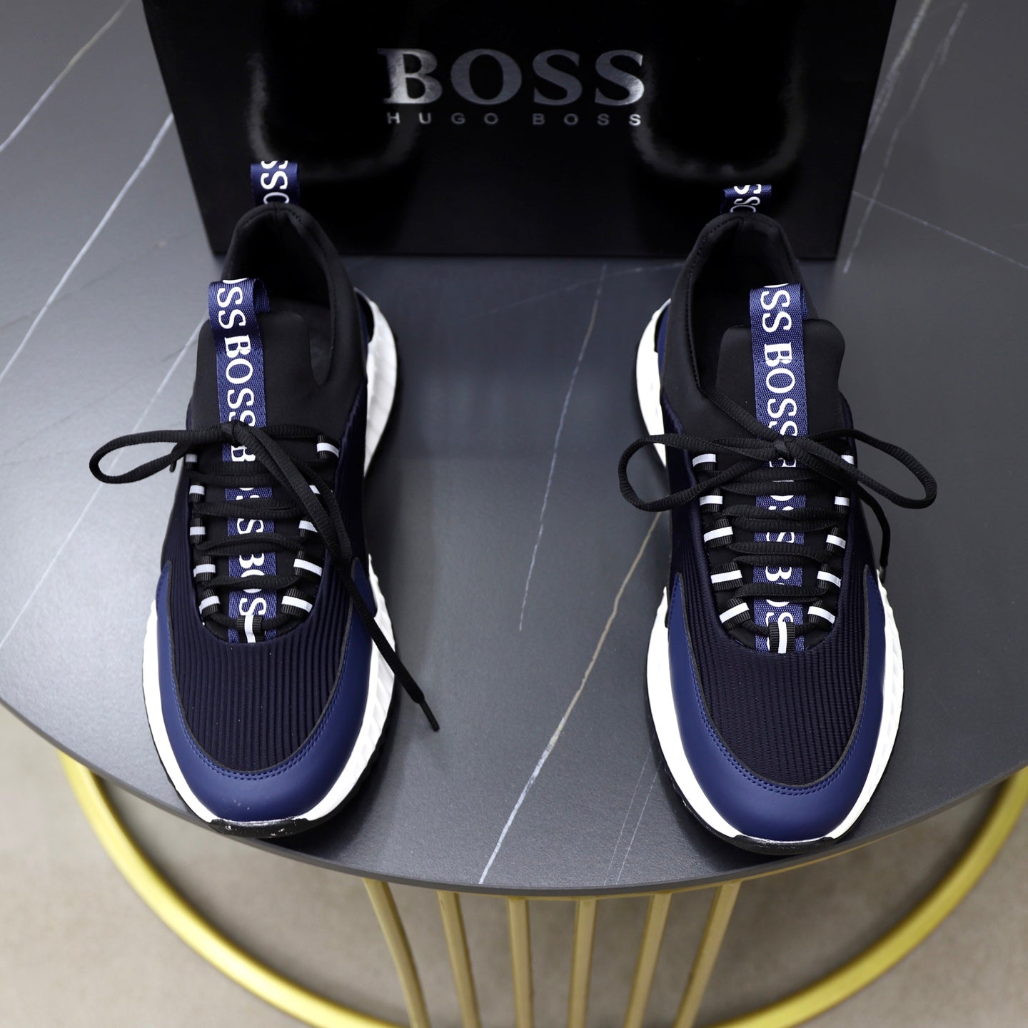 Boss Men's Knit Sneakers