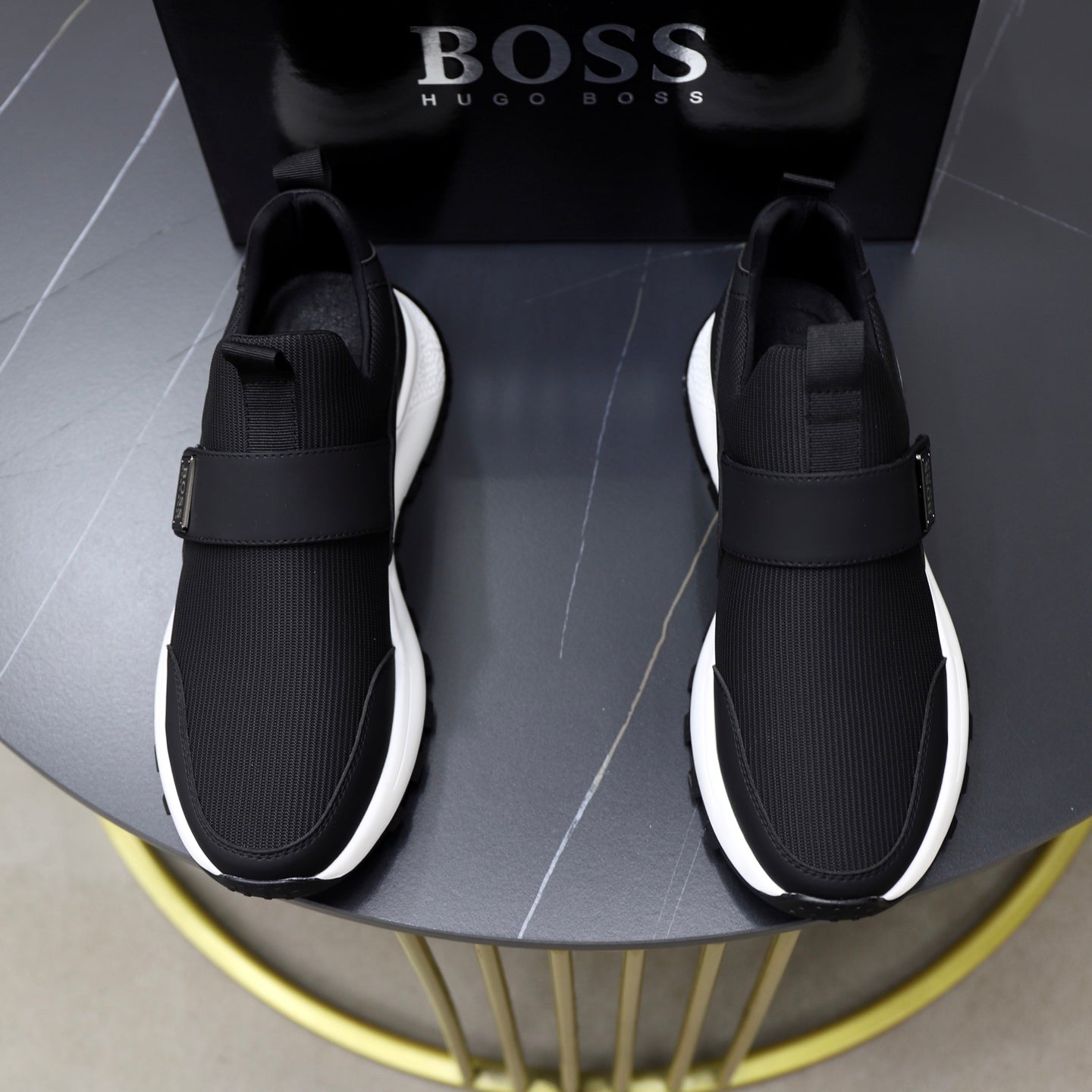 Boss Men's Knit Sneakers