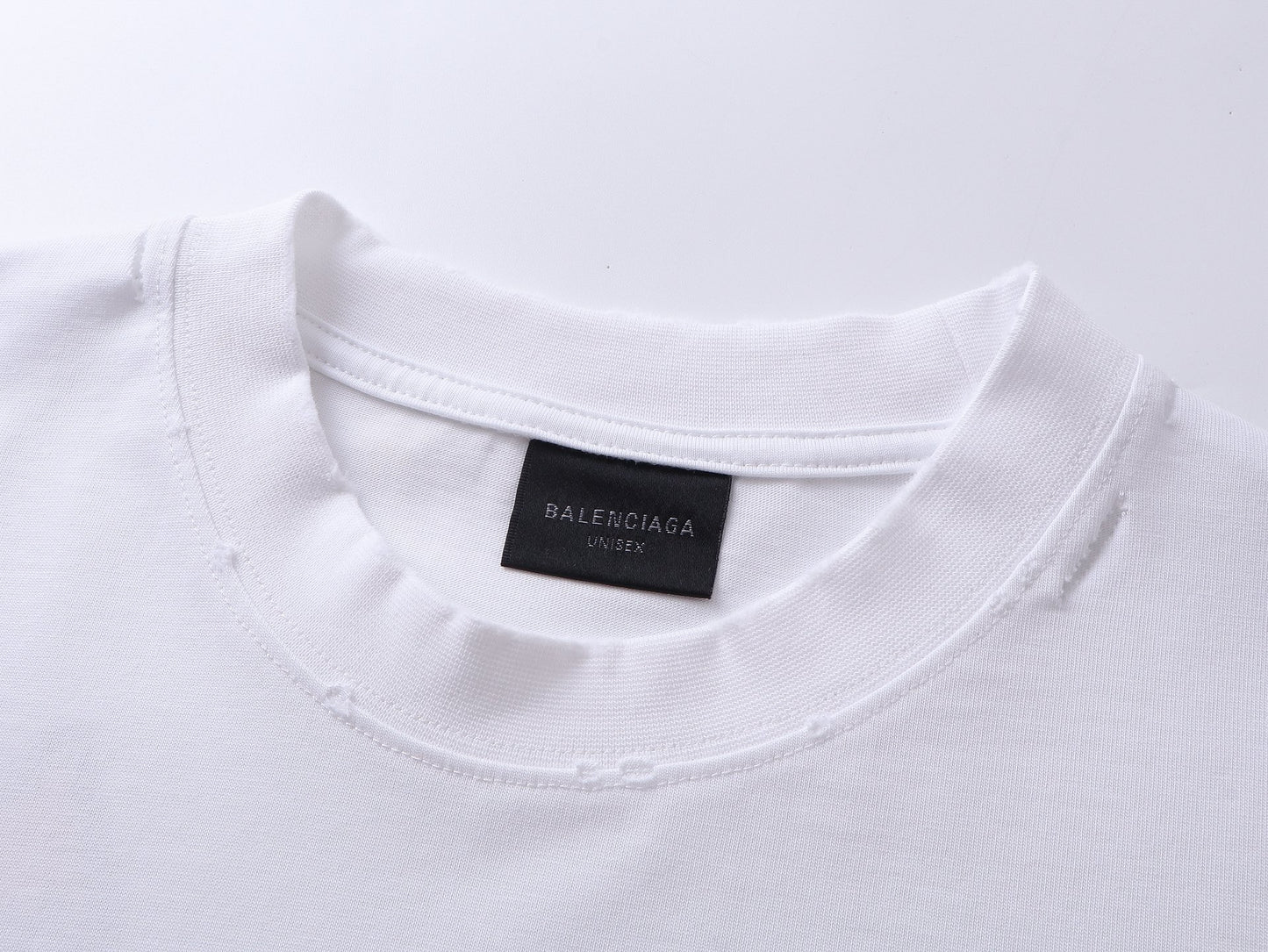 Balenciaga Paris Art Print Distressed T-Shirt – 25SS