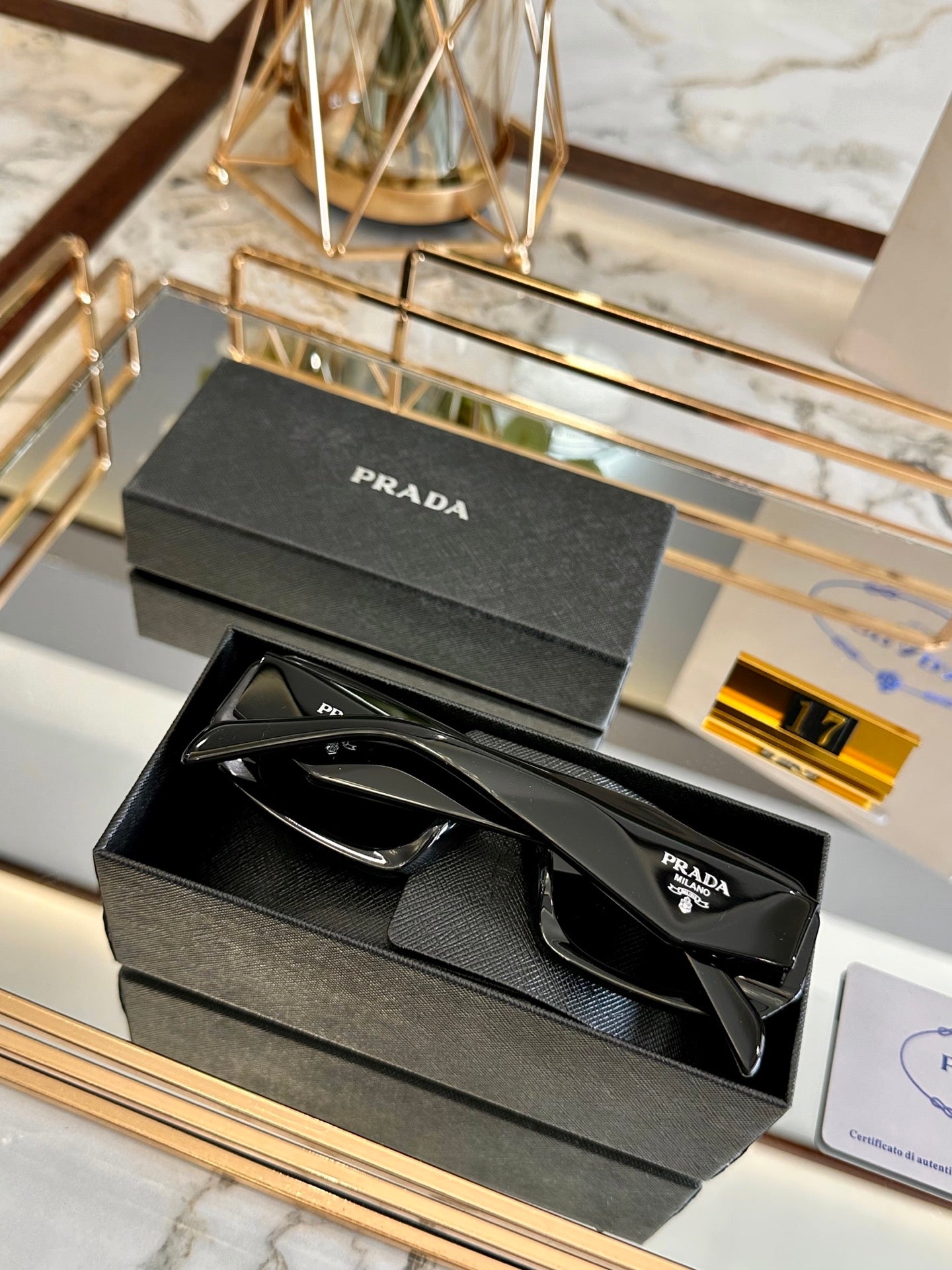 Prada Polarized Acetate Sunglasses