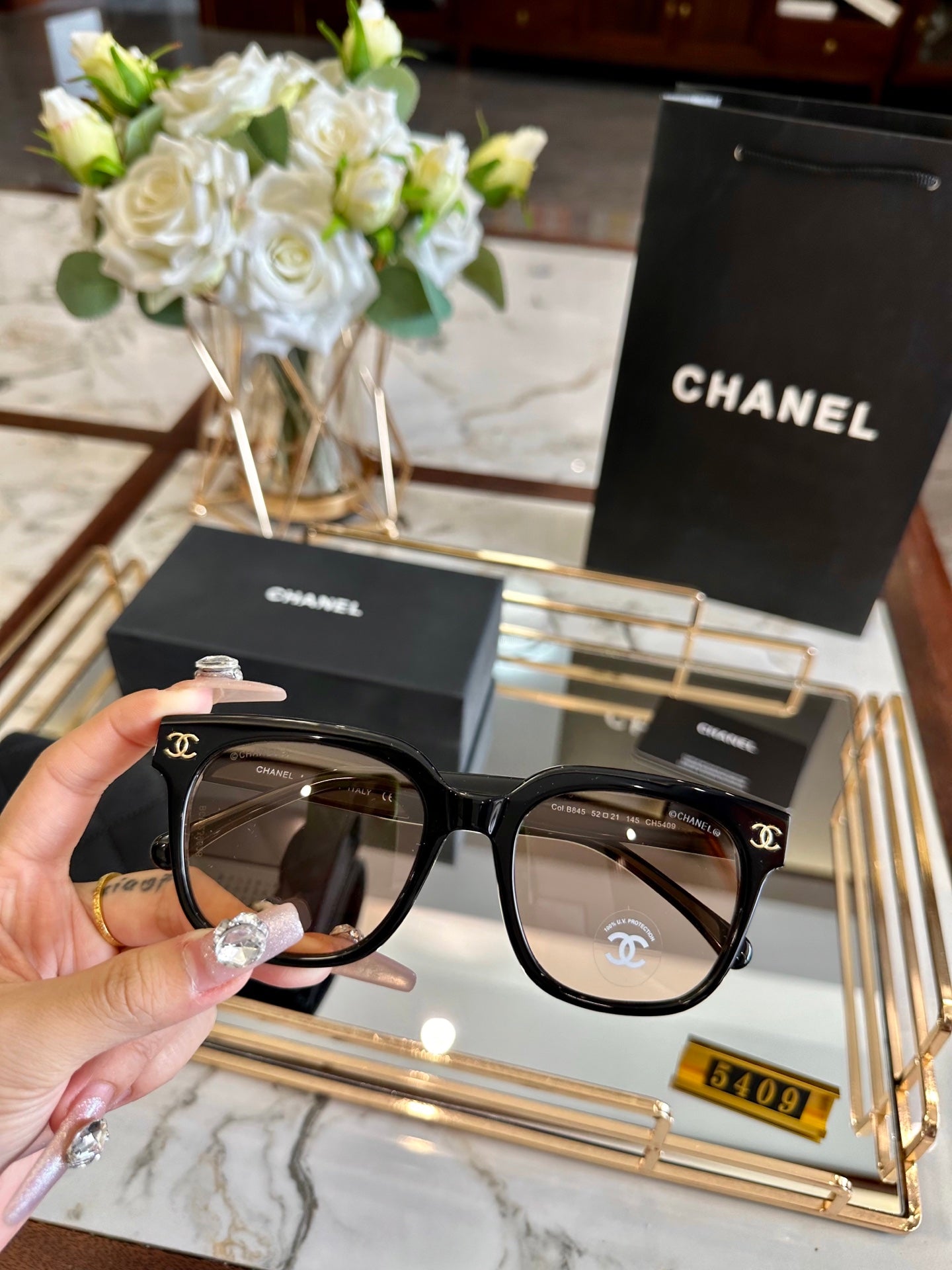 Chanel Polarized Acetate Sunglasses
