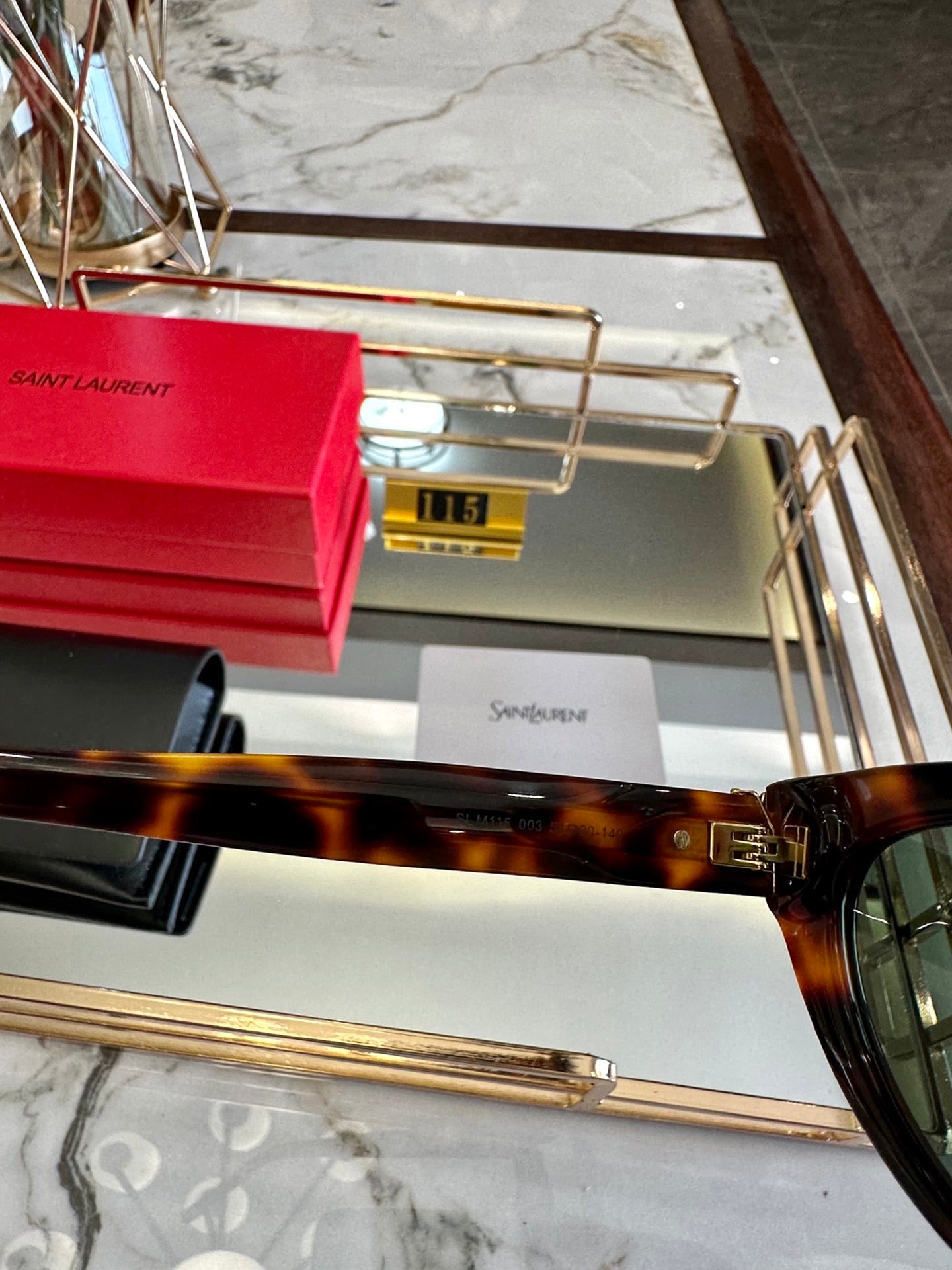 Saint Laurent Acetate Polarized Sunglasses
