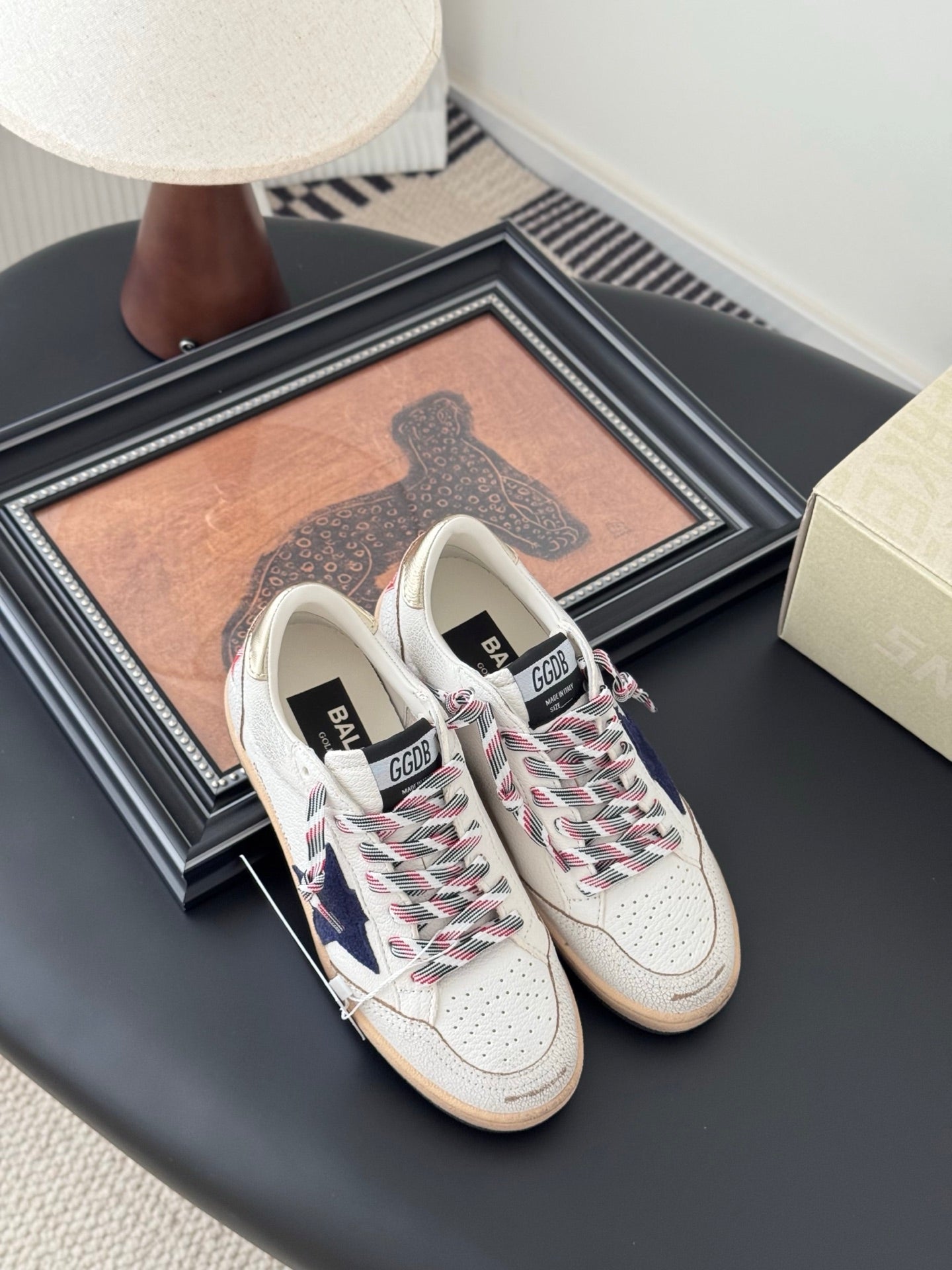 Golden Goose Distressed Graffiti Sneakers – 2024 Collection